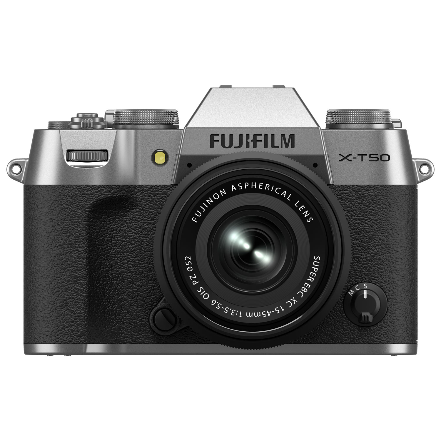 Fujifilm X-T50 Mirrorless Camera with 15-45mm Lens Kit - Silver