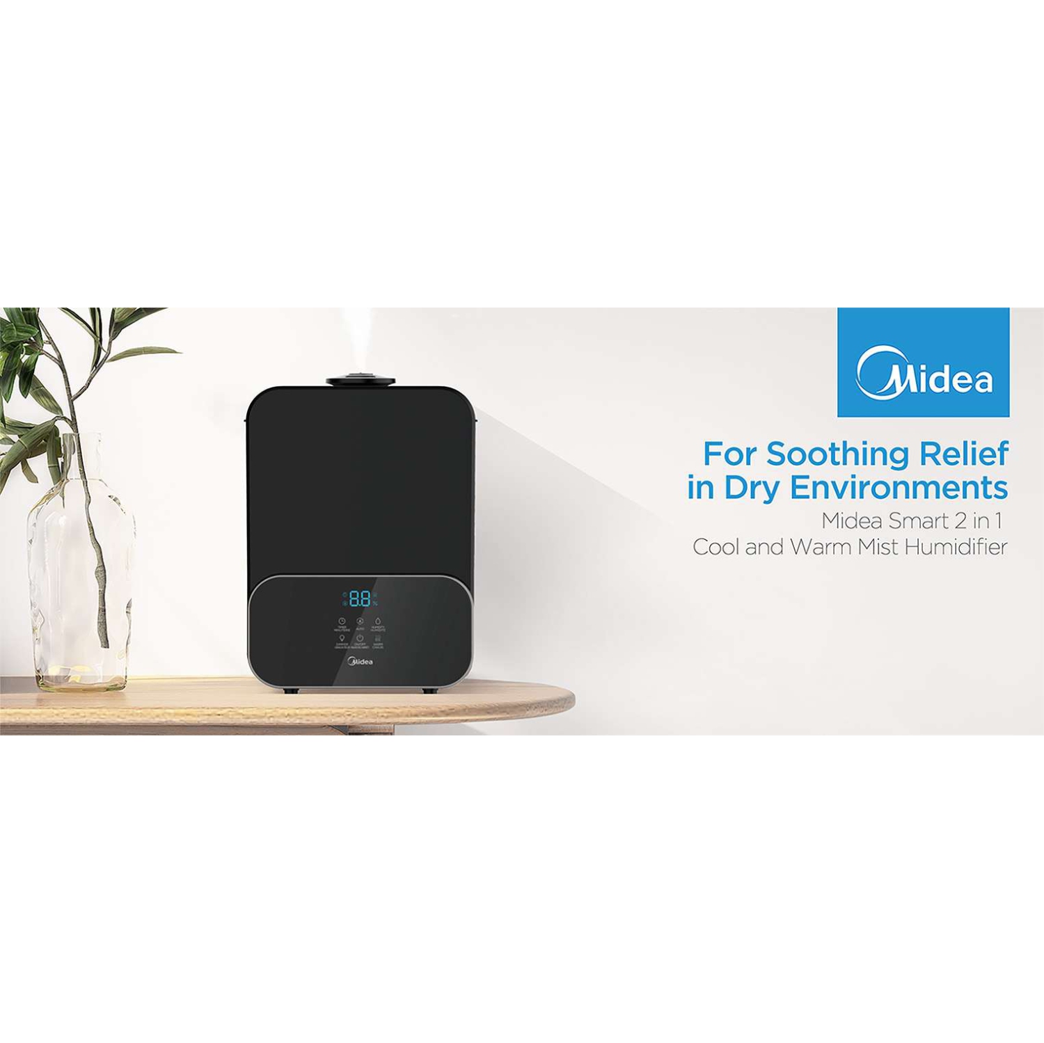 Midea Ultrasonic Humidifier SCK-3Q60B White