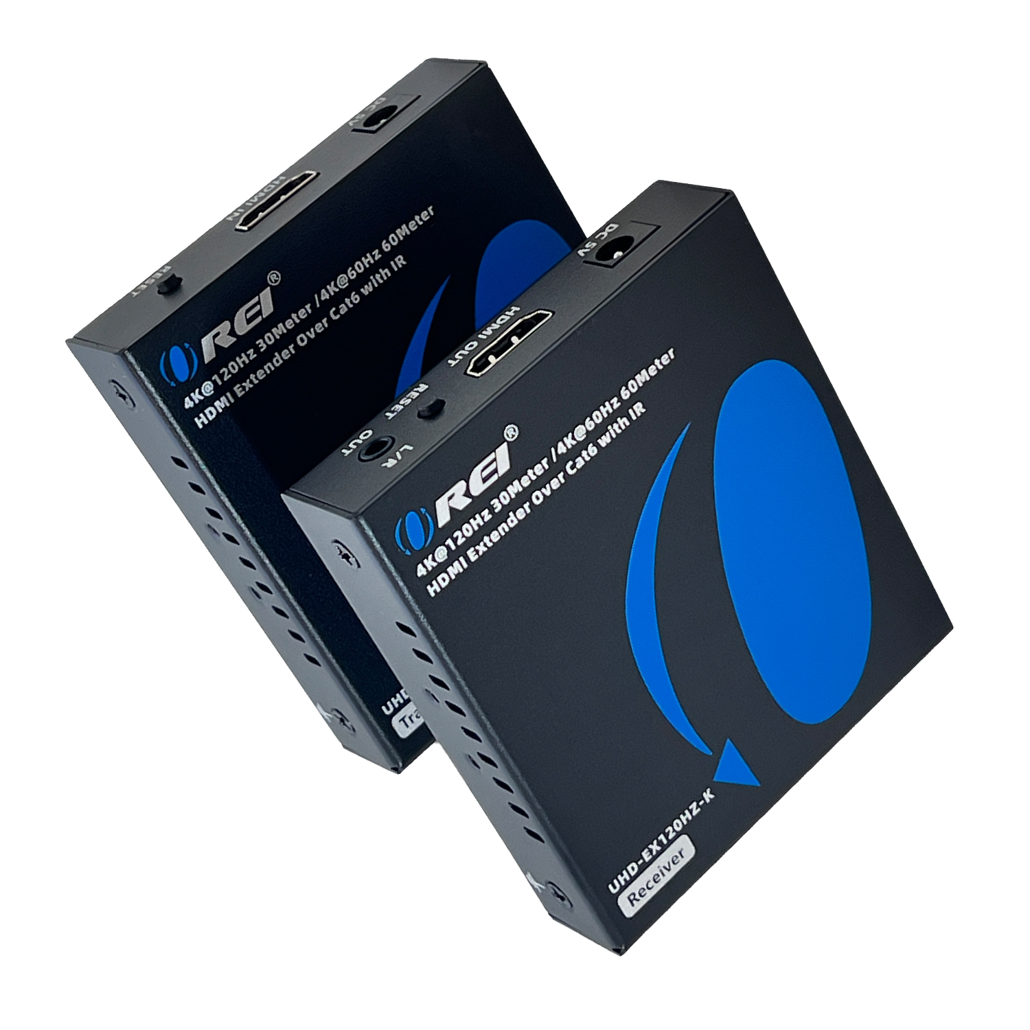 OREI – Prolongateur HDMI 4K@120&nbsp;Hz sur Cat6 avec IR jusqu’à 30 m