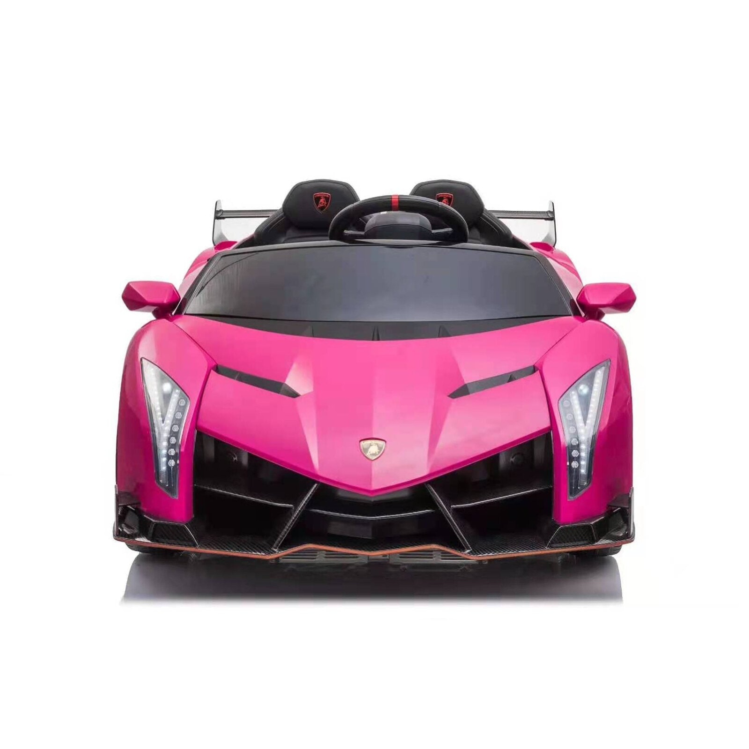Lamborghini Veneno 24V Ride-On Cars 4x4 Upgraded Leather Seats Rubber Tires with Remote Control