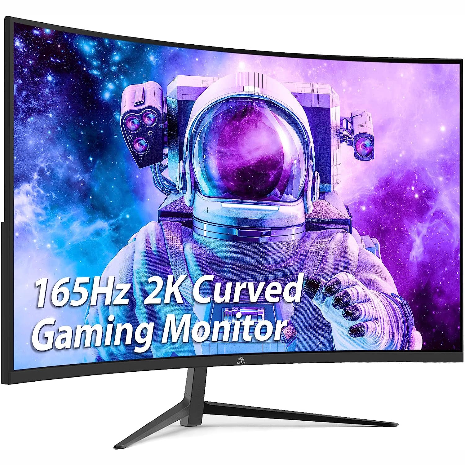 Z-EDGE UG27Q 27" 2560x1440 2K QHD 165Hz 1ms Curved Gaming Monitor - Black