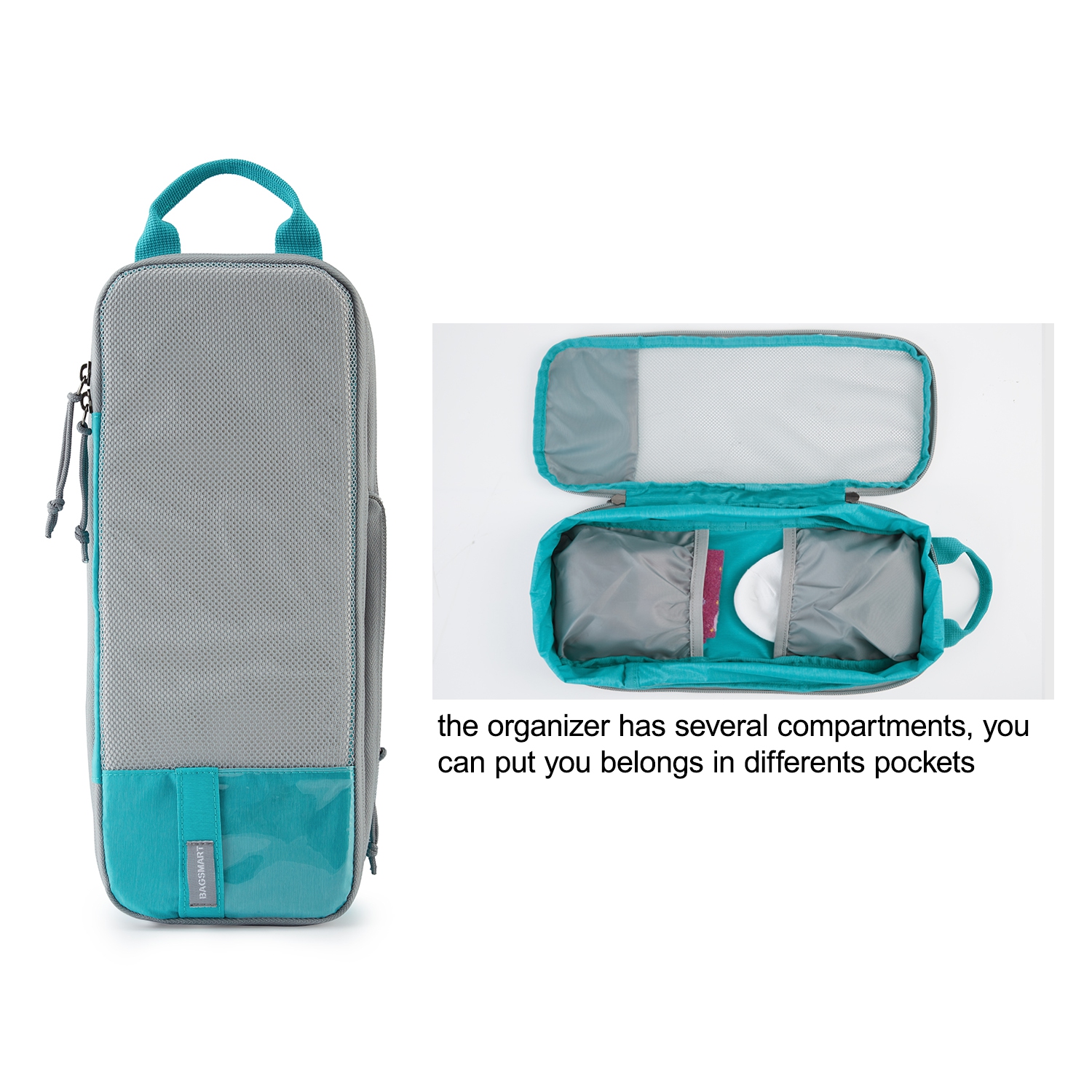 Bagsmart Compression Packing Cubes Teal