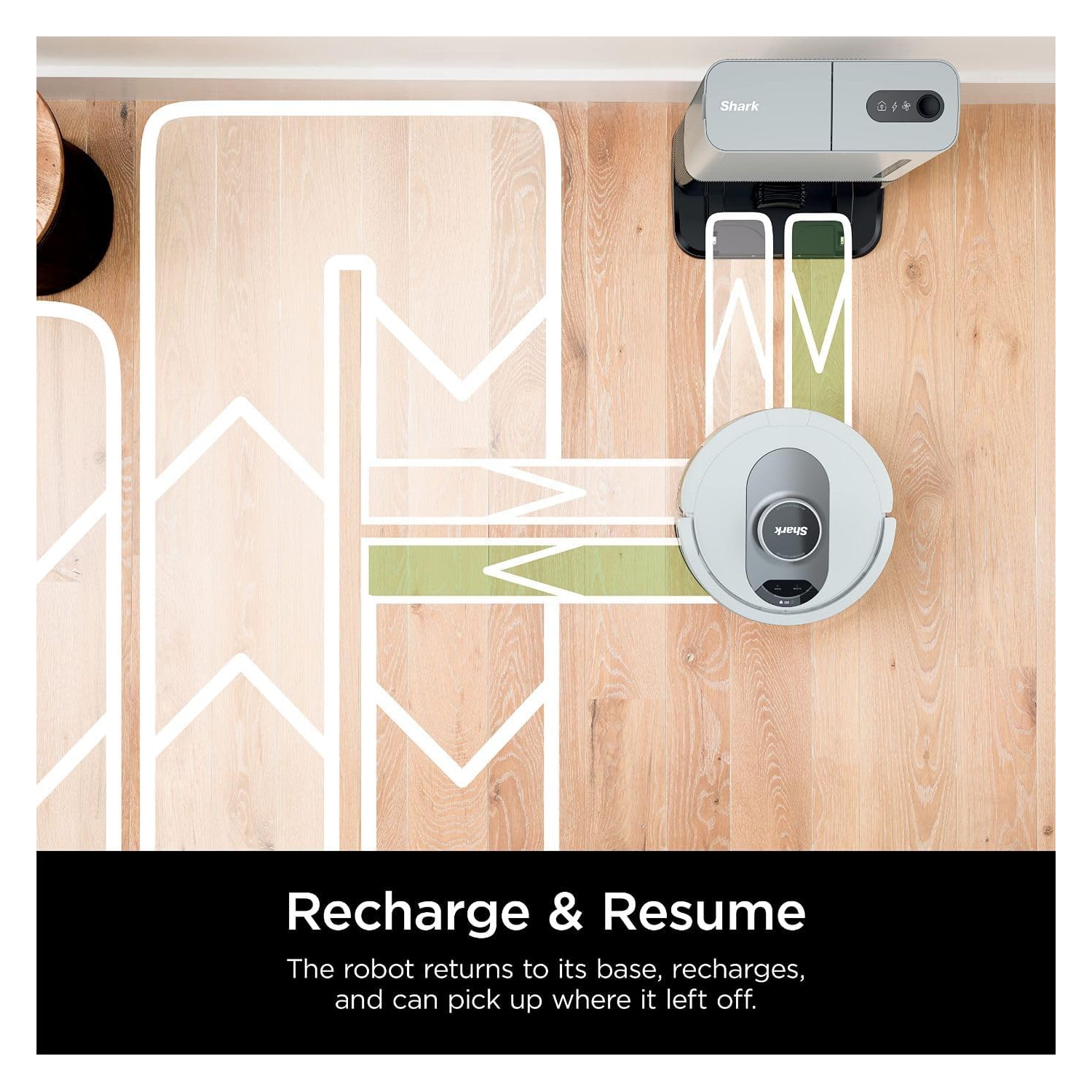 Aspirateur robot Shark AV2511AE ai avec base XL à vidage automatique, sans sac, capacité de 60 jours, navigation LIDAR, cartographie de la maison