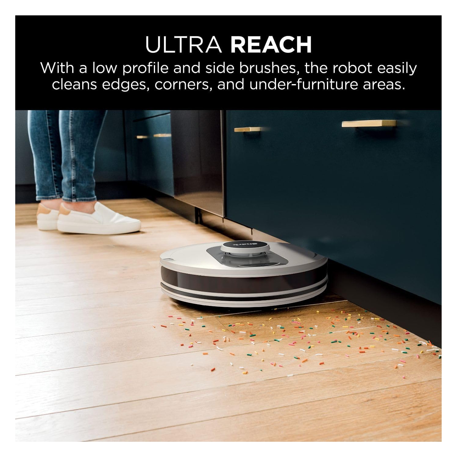 Aspirateur robot Shark AV2511AE ai avec base XL à vidage automatique, sans sac, capacité de 60 jours, navigation LIDAR, cartographie de la maison