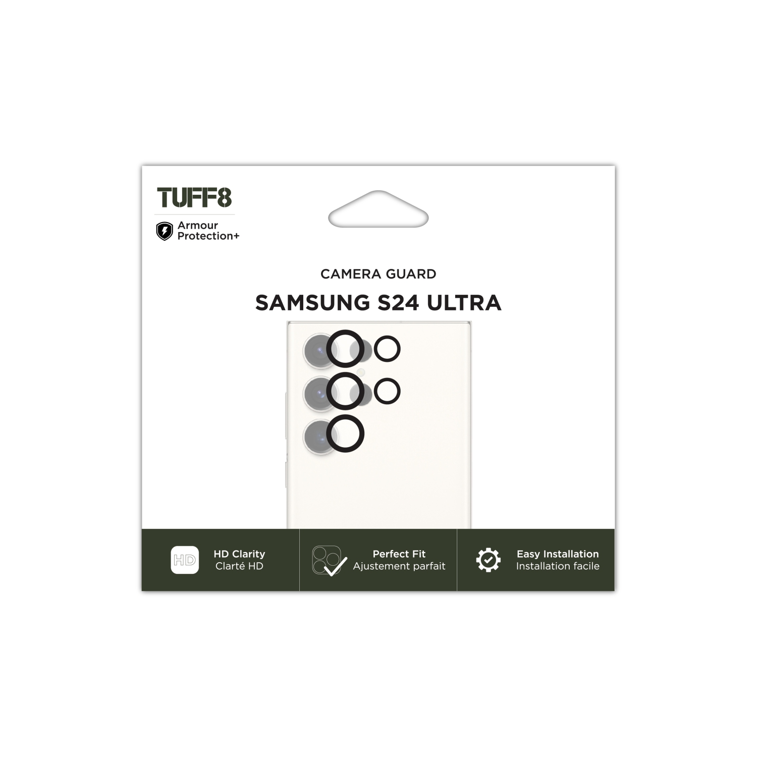 TUFF8 Camera Guard for Samsung S24 Ultra