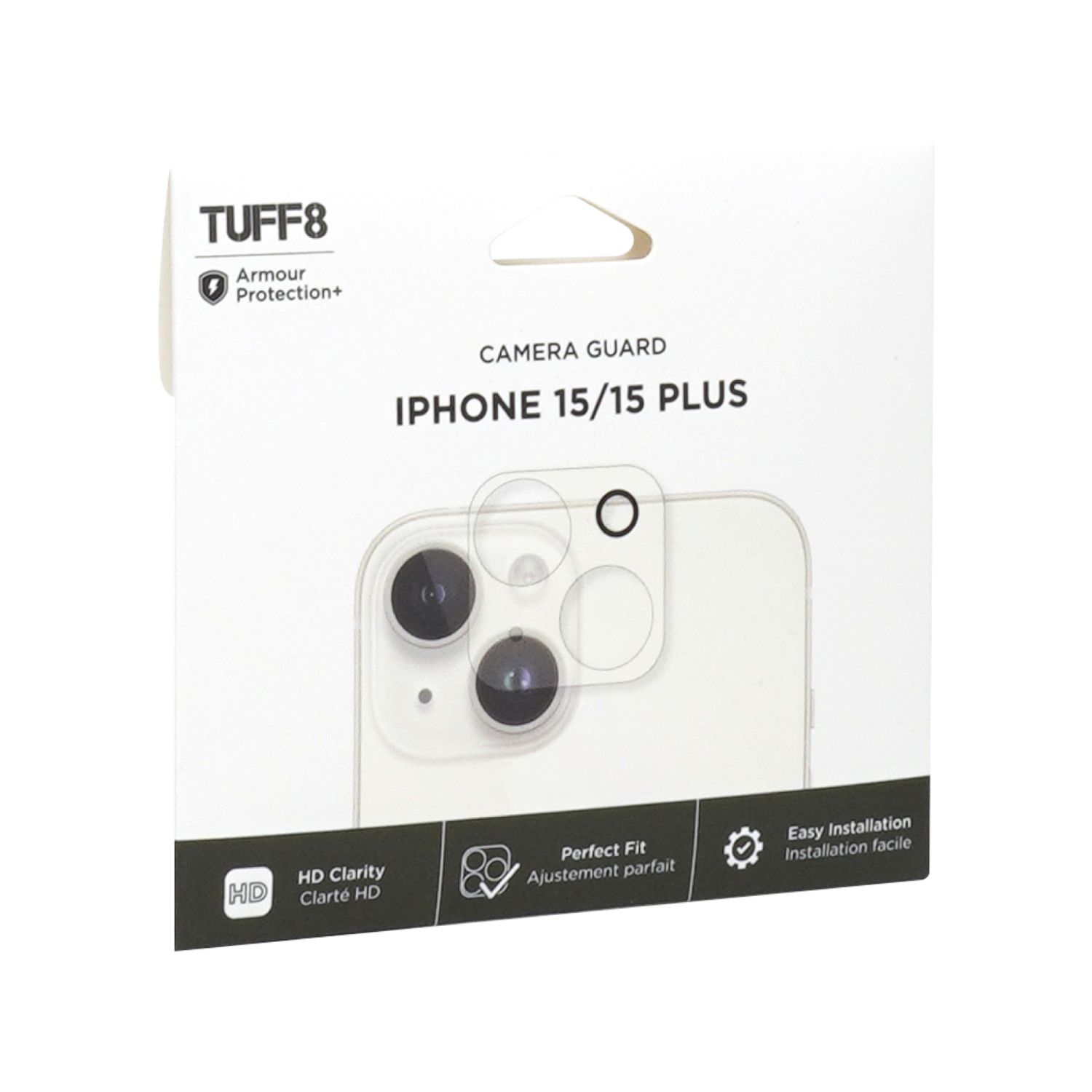 TUFF8 Camera Guard for iPhone 15 / 15 Plus