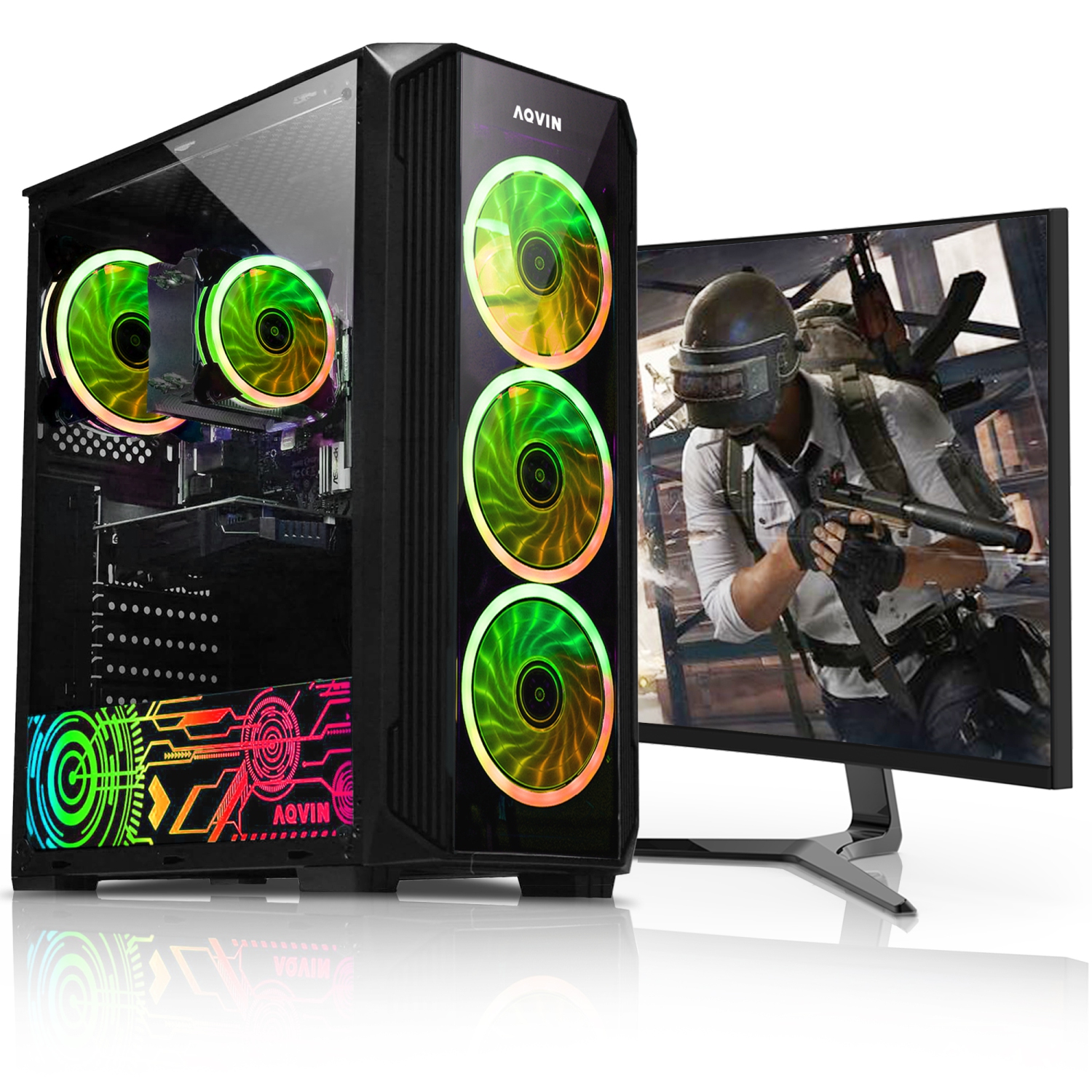 Gaming PC AQVIN ZForce - 24-inch Curved Gaming Monitor