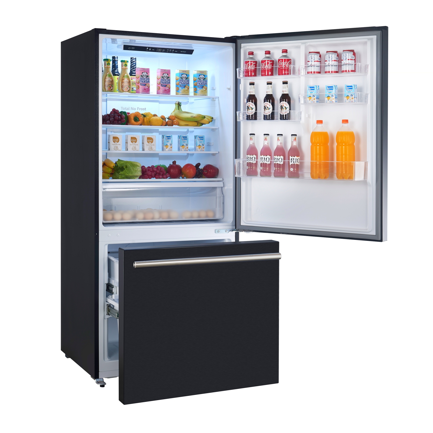 Ensemble de cuisine Forno : Congélateur inférieur Milano Espresso de 31 po et cuisinière électrique encastrable de 30 po Leonardo Espresso