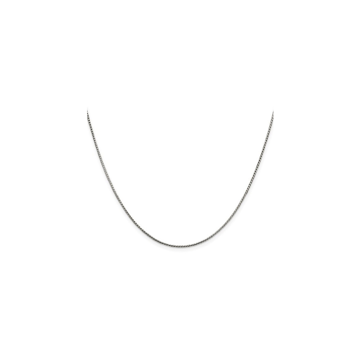 24 inch Sterling Silver Round Franco Chain in