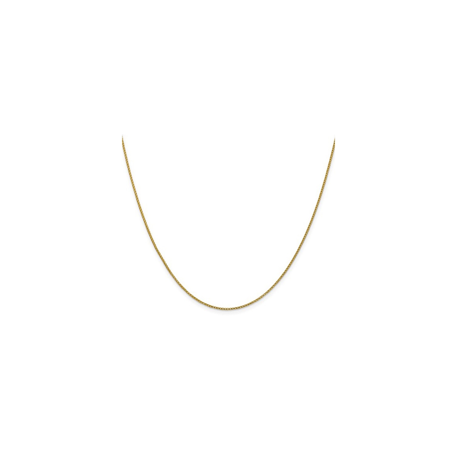 18 inch 14 Karat Yellow Gold Diamond-Cut Franco Chain in