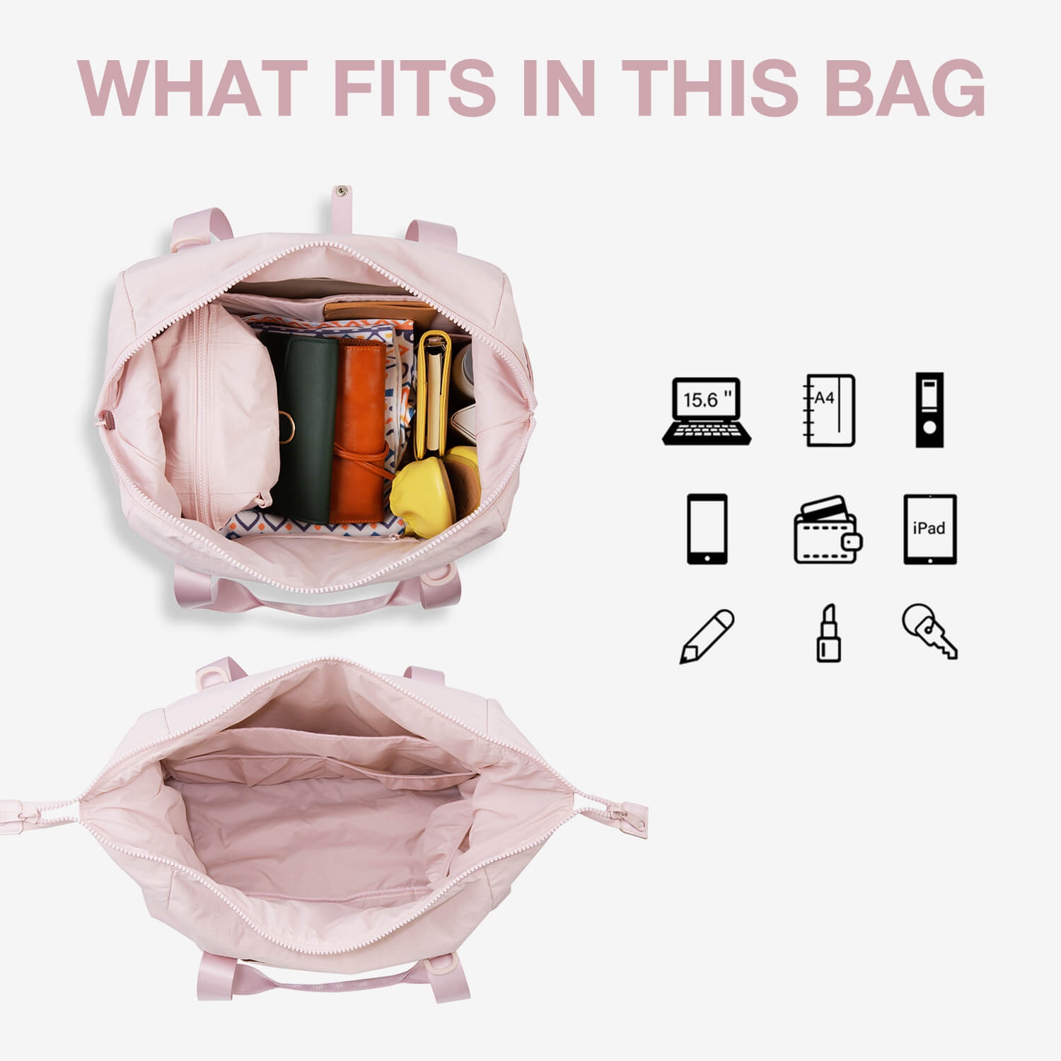 Bagsmart Zoraesque Duffel Pink