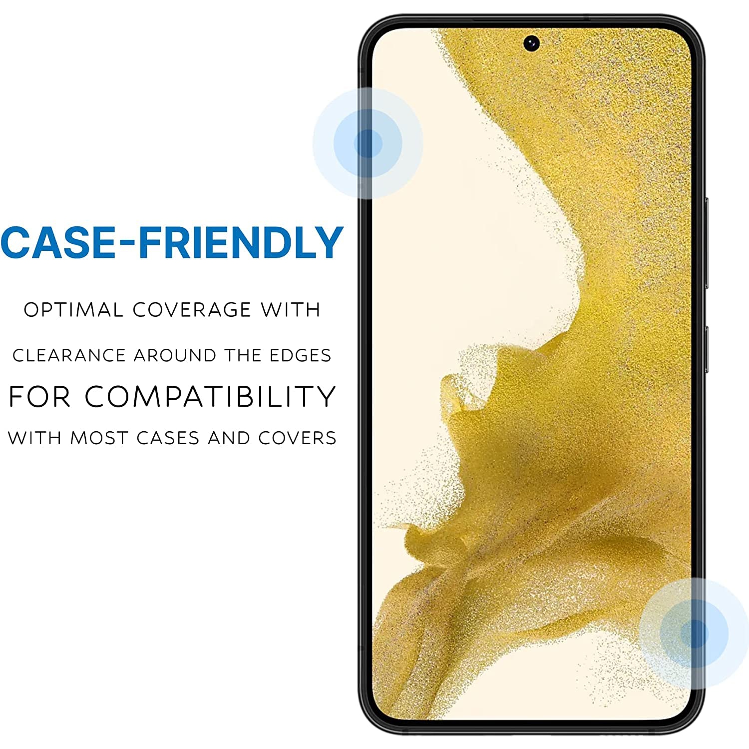 Inskin Tempered Glass Screen Protector for Samsung Galaxy A54 5G SM-A546 6.4 inch – 3-Pack, Case-Friendly