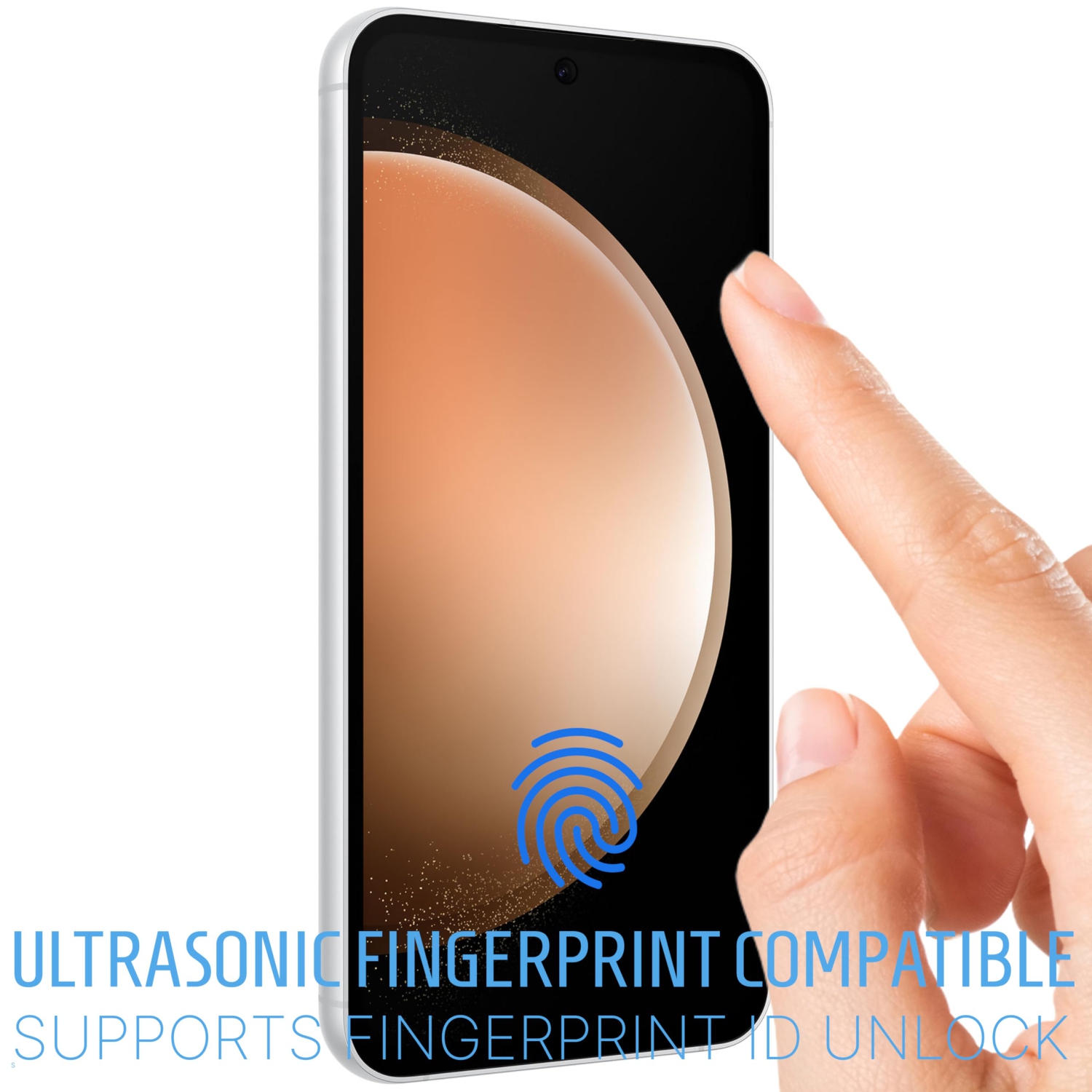 Inskin Screen Protector for Google Pixel 7 6.3 inch - 2+2 Tempered Glass for Screen & Camera Lens, Auto-Align Installation, Fingerprint ID Support,