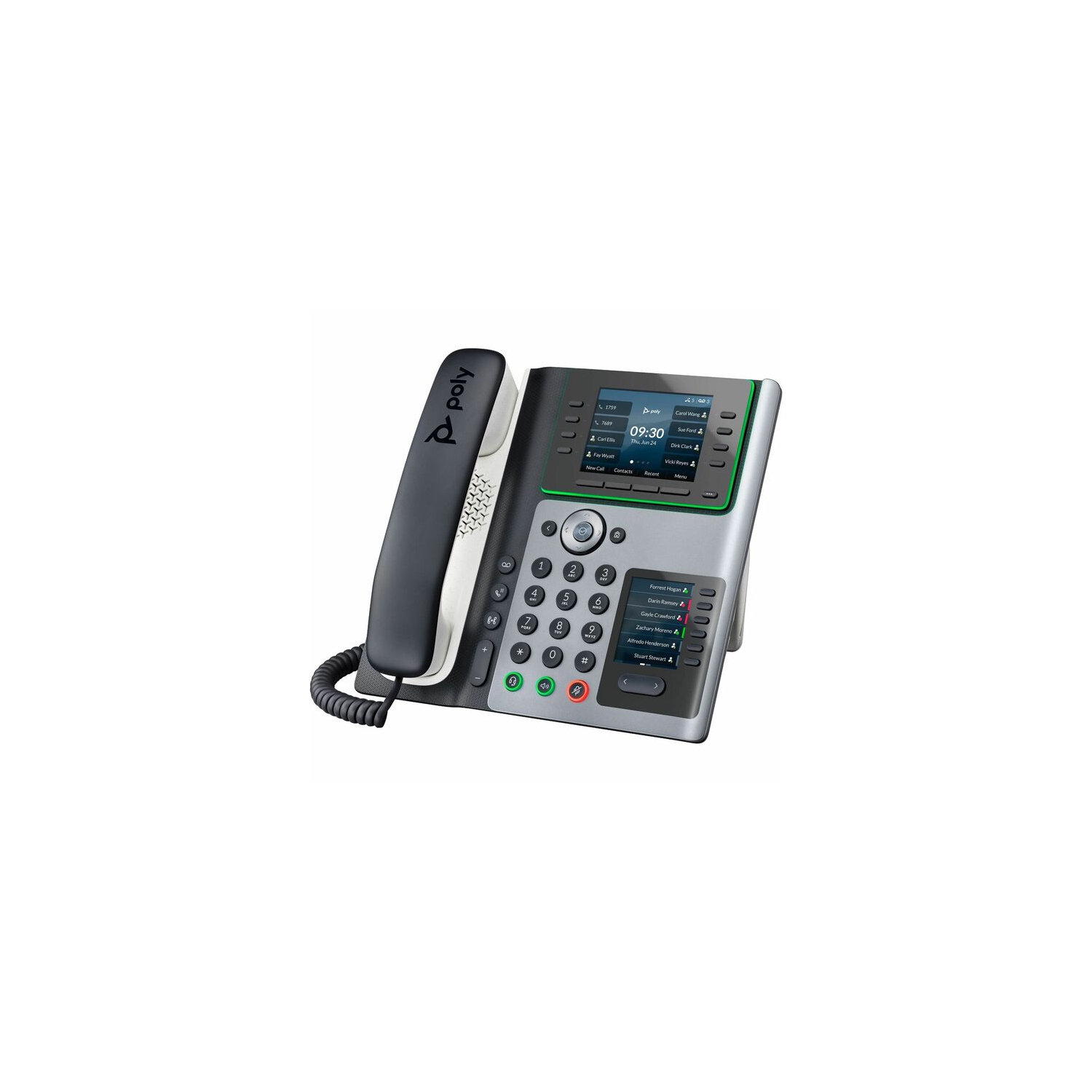 Poly E450 Edge E450 IP Phone and PoE-Enabled with Power Supply