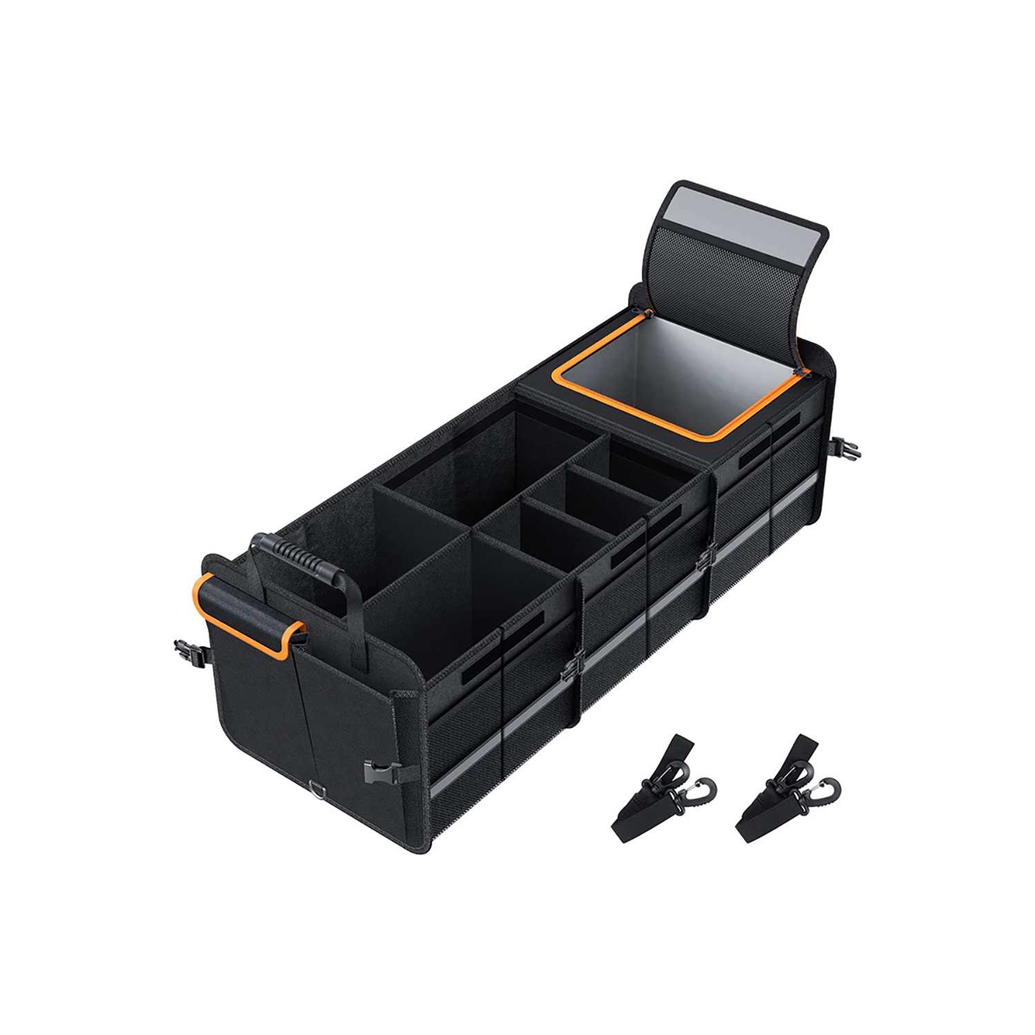 axGear Car Trunk Storage Box Cargo Organizer Collapsible Adjustable Lid for Car SUV