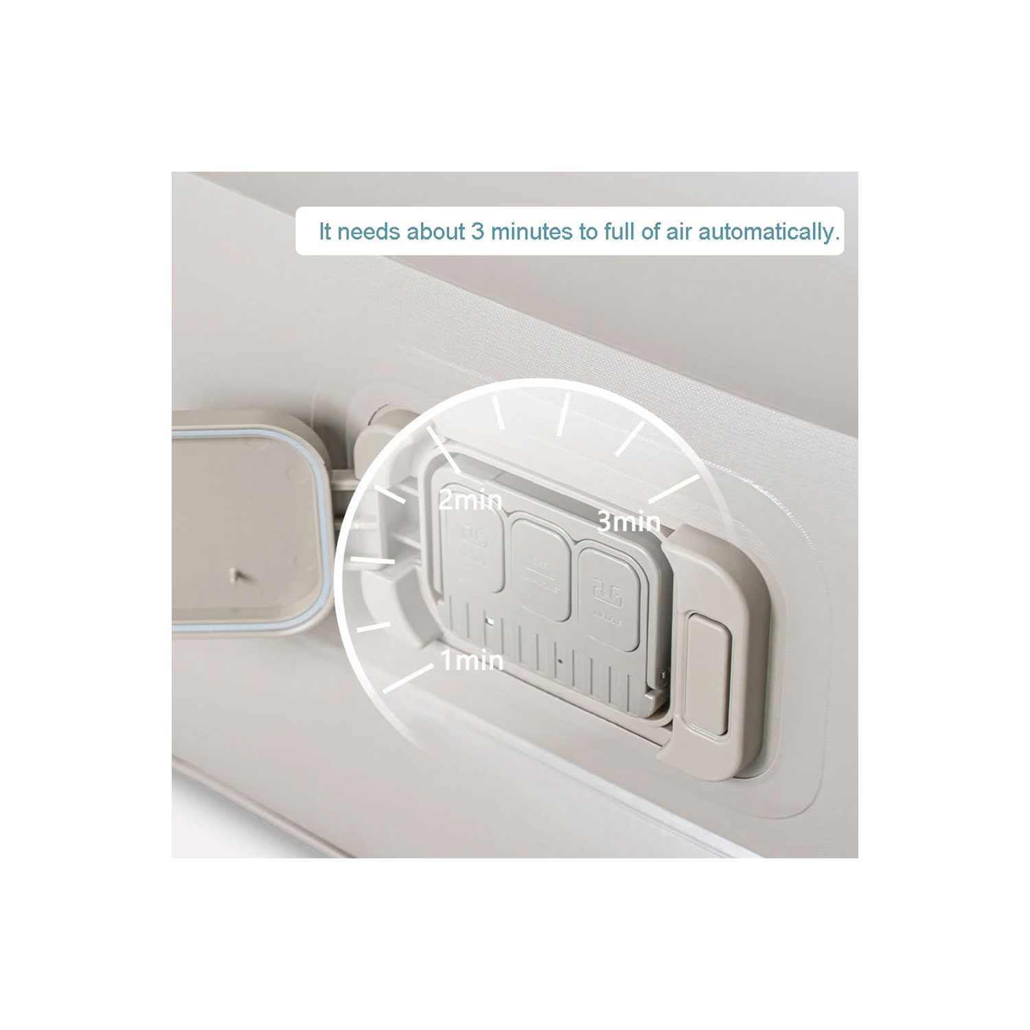 axGear Air Bed Mattress Queen Size Built-in Pump LED Inflatable with 2 Pillows