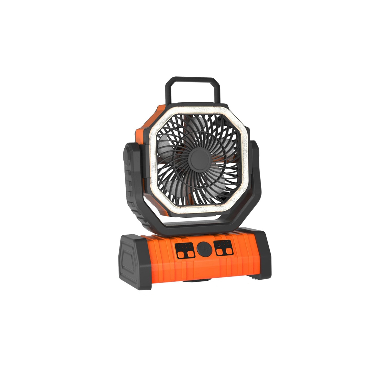 Lampe de tente portative d'extérieur avec ventilateur de camping DEL rechargeable d'axGear