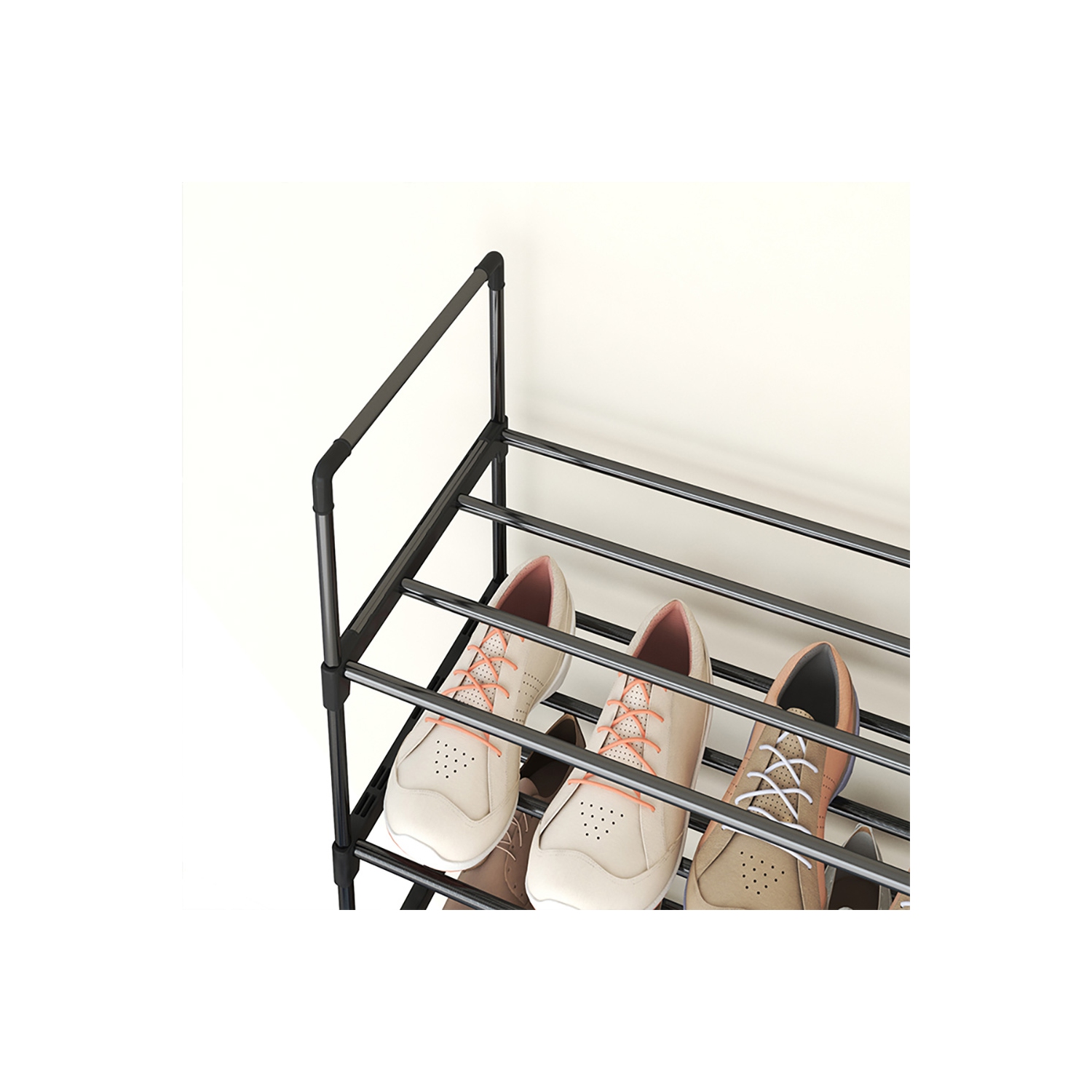 axGear Shoe Rack Organizer Adjustable Expandable Storage Shelf Free Standing