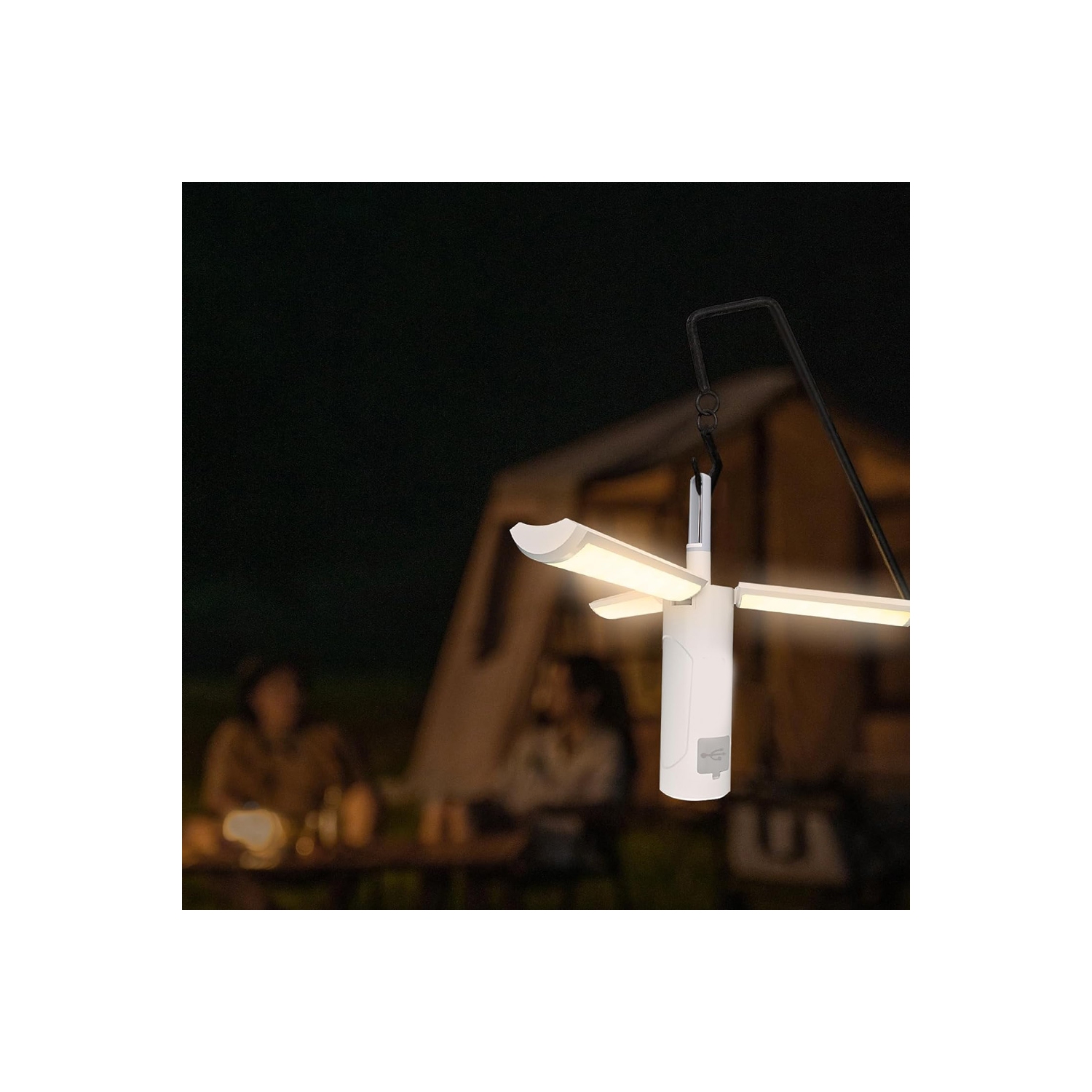 axGear Lantern Flashlight LED Camping Tent Light Foldable Power Bank Water Resistant