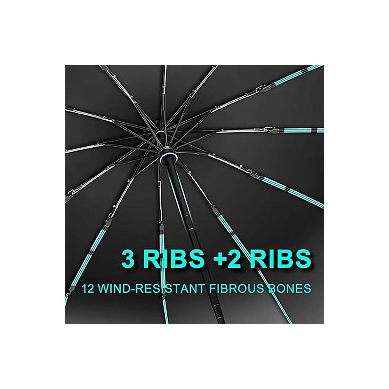 axGear Automatic Umbrella Anti-UV Sun Rain Windproof 3 Folding Compact Portable