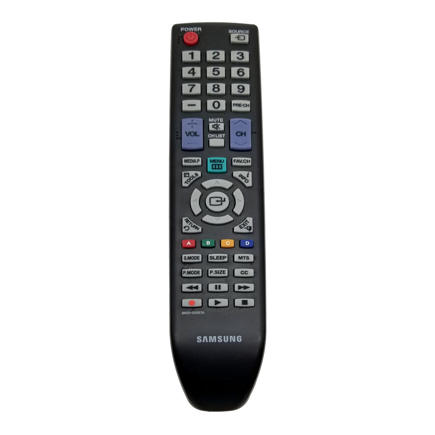 Refurbished (Good) Samsung Original P/N: BN59-00997A TV Remote Control OEM