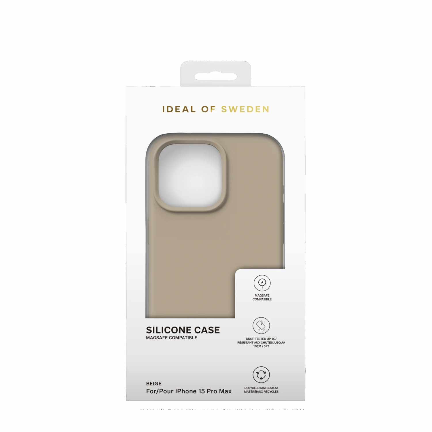 Ideal of Sweden Silicone Case Magsafe Beige | Compatible with iPhone 15 Pro Max