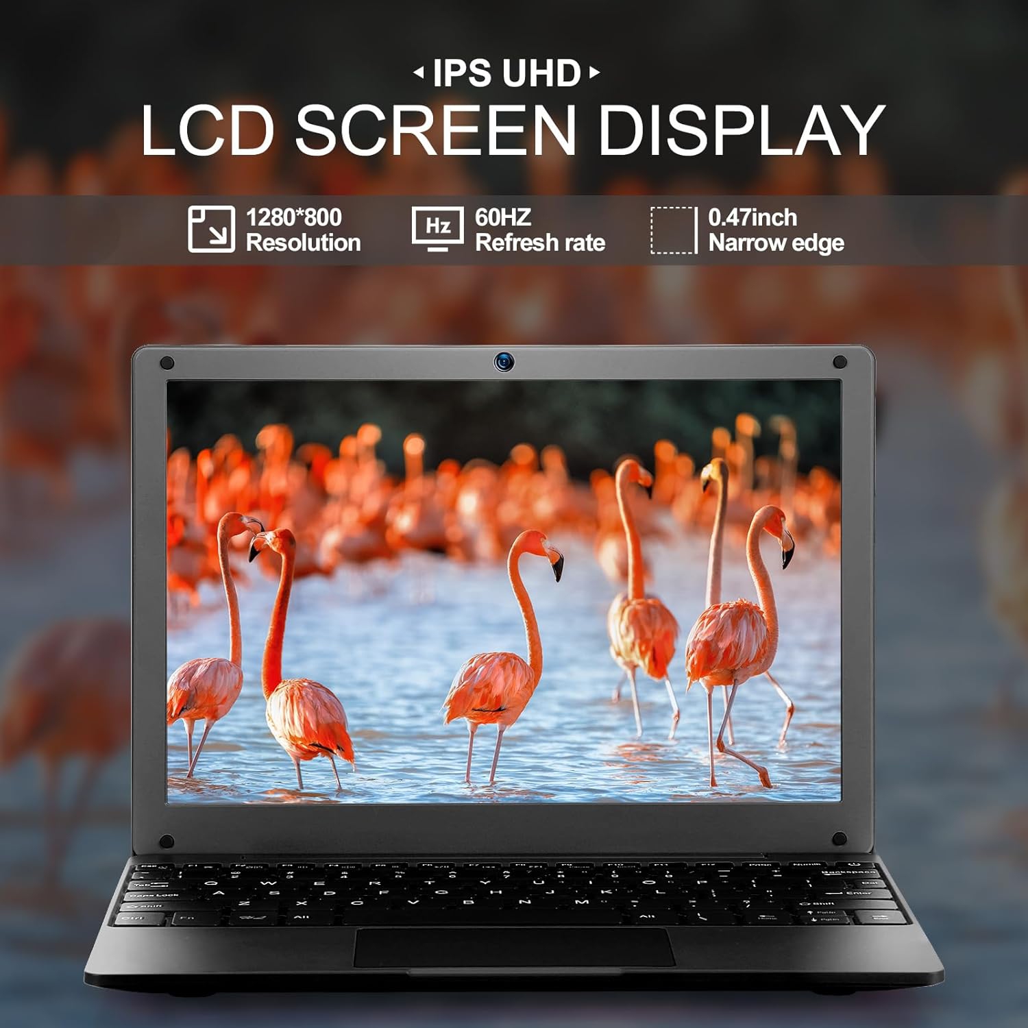 10.1" Ultral Light Laptop Computer, Quad Core Powered by Android 12.0, Portable Netbook Computer with WiFi, Webcam Bluetooth, Mini Laptop with Bag,