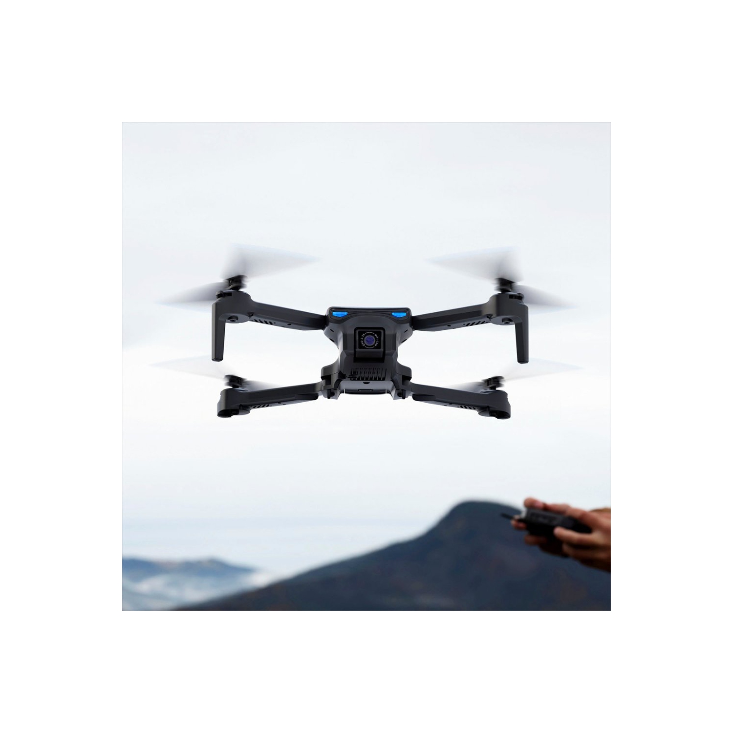 Snaptain - drone FPV E20 avec caméra 2,7K et télécommande - Gris