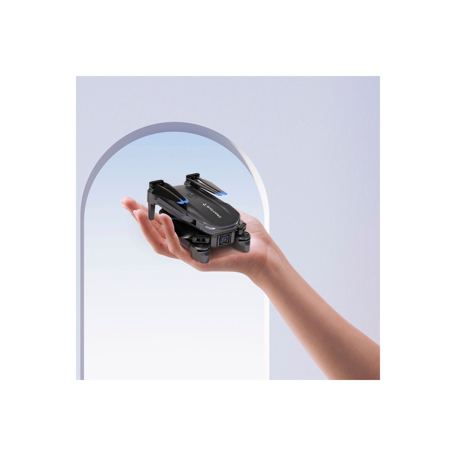 Snaptain - drone FPV E20 avec caméra 2,7K et télécommande - Gris