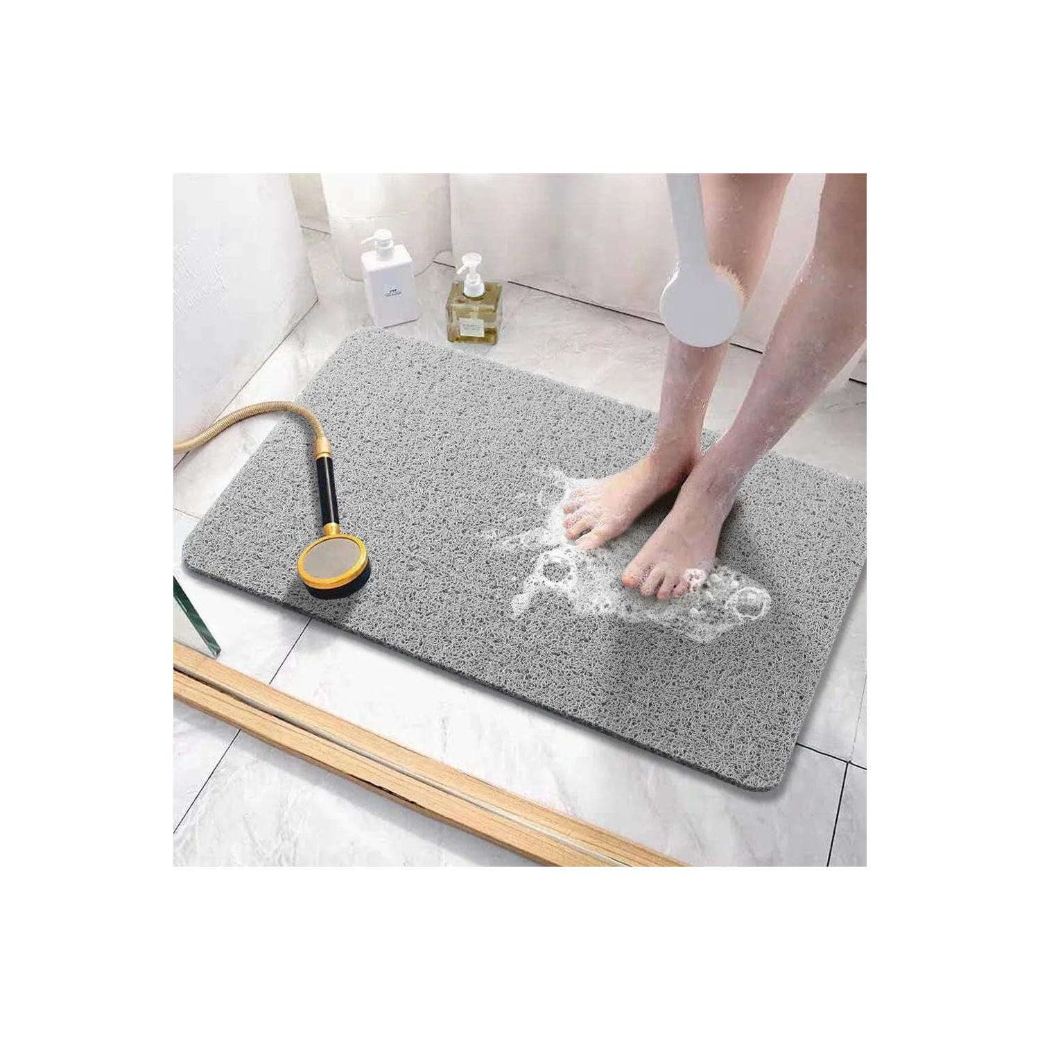 Trendylis 16 x 22" Loofah Shower Mats