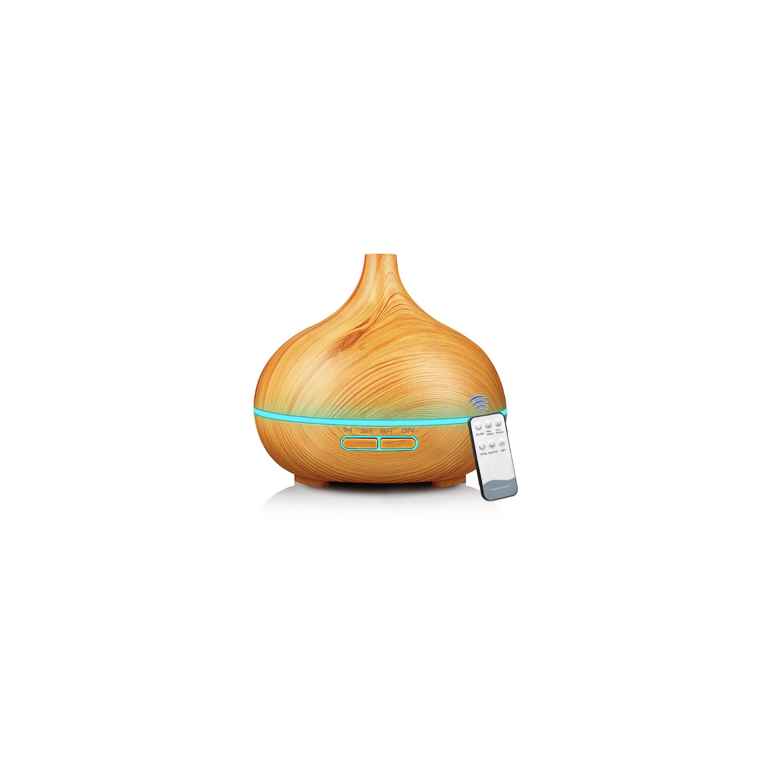 AROMAMIST 360 Ultrasonic Aroma Diffuser Humidifier - Wood Grain