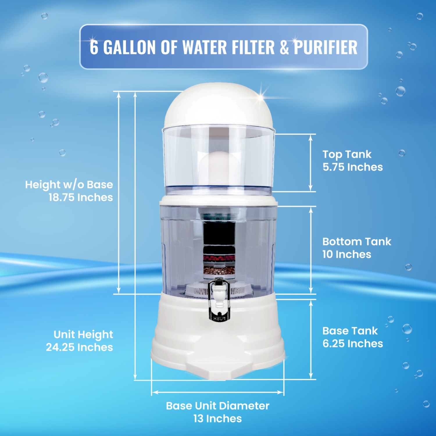 Trendylis Ceramic Dome Water Filter