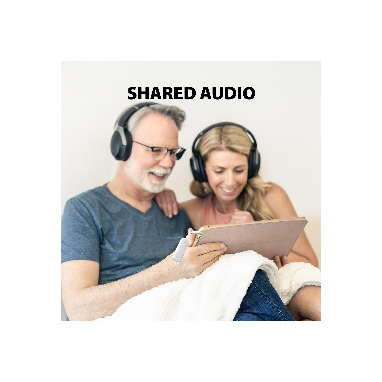 Avantree Relay - Premium Airplane Bluetooth 5.3 Adapter for All Headphones, apt-X Low Latency, Supports 2 Headphones or AirPods, Wireless Audio