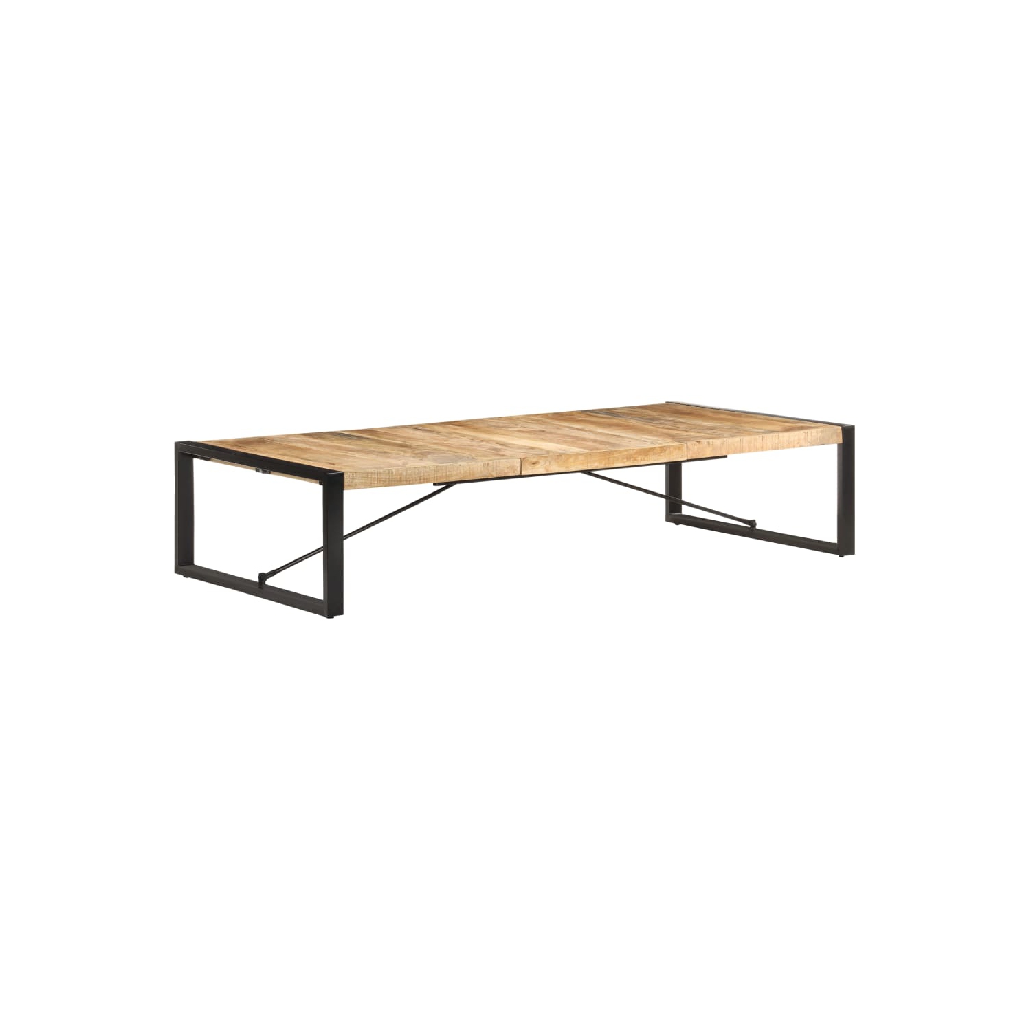 vidaXL Coffee Table 180x90x40 cm Rough Mango Wood