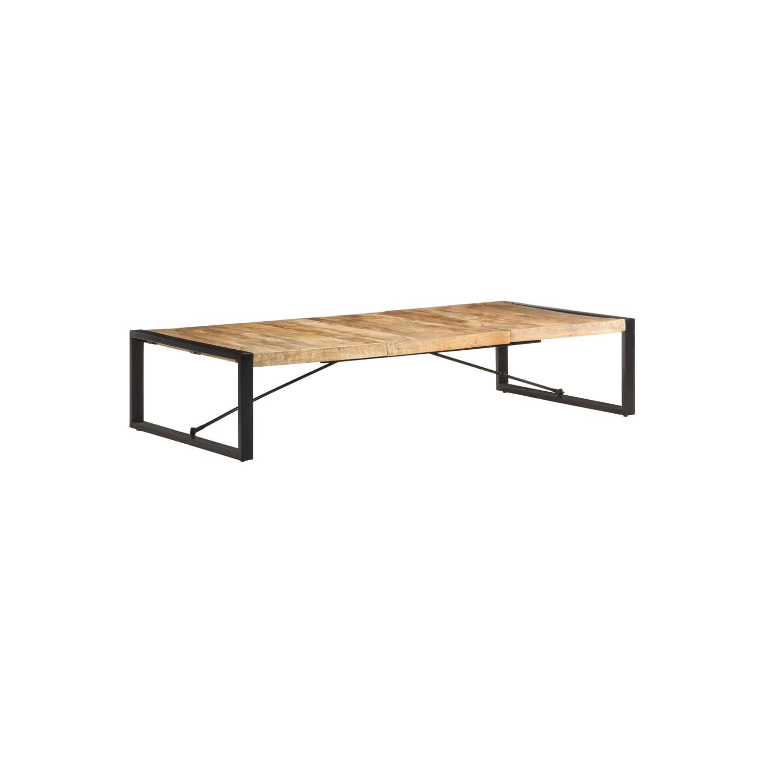 vidaXL Coffee Table 180x90x40 cm Rough Mango Wood