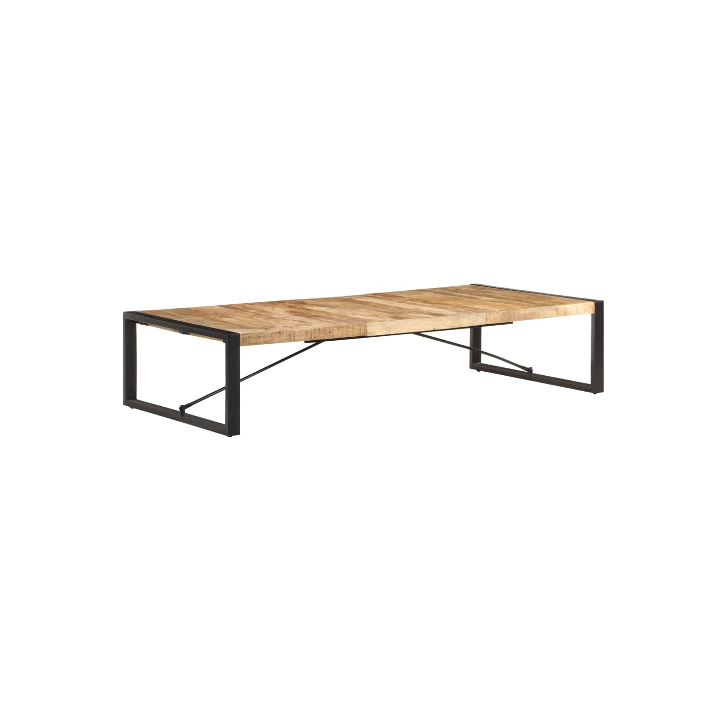 vidaXL Coffee Table 180x90x40 cm Rough Mango Wood