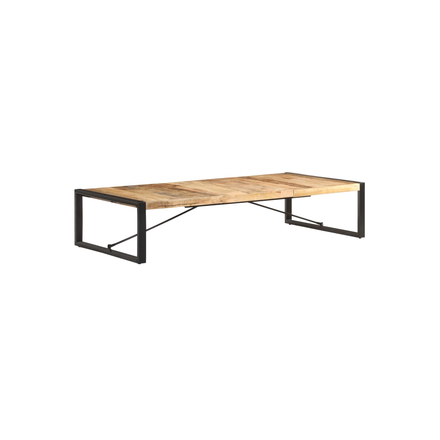 vidaXL Coffee Table 180x90x40 cm Rough Mango Wood