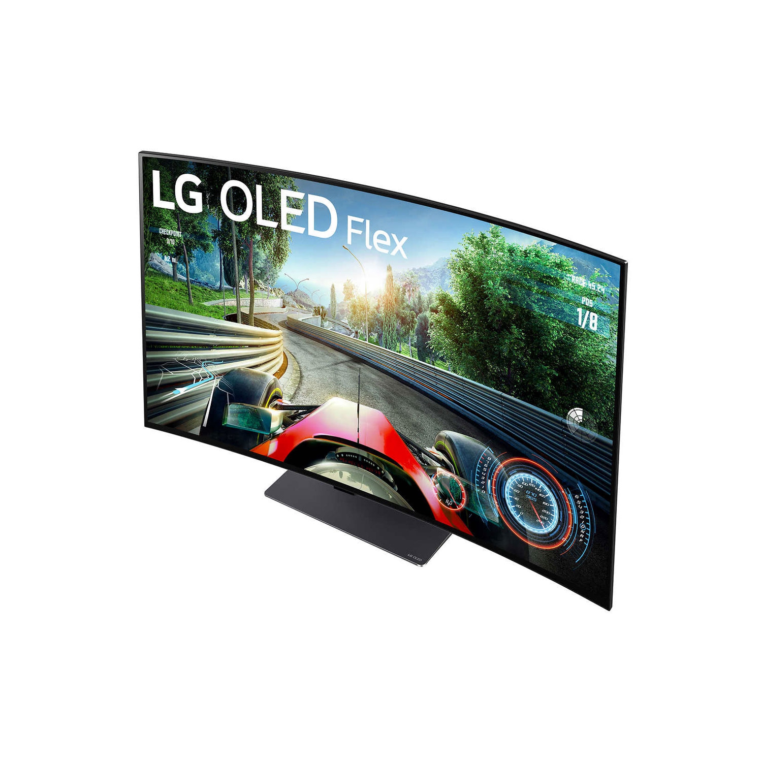 Boîte ouverte - téléviseur intelligent DELO Flex 42LX3QPUA 42 po de LG/HDR 4K/webOS incurvé DELO