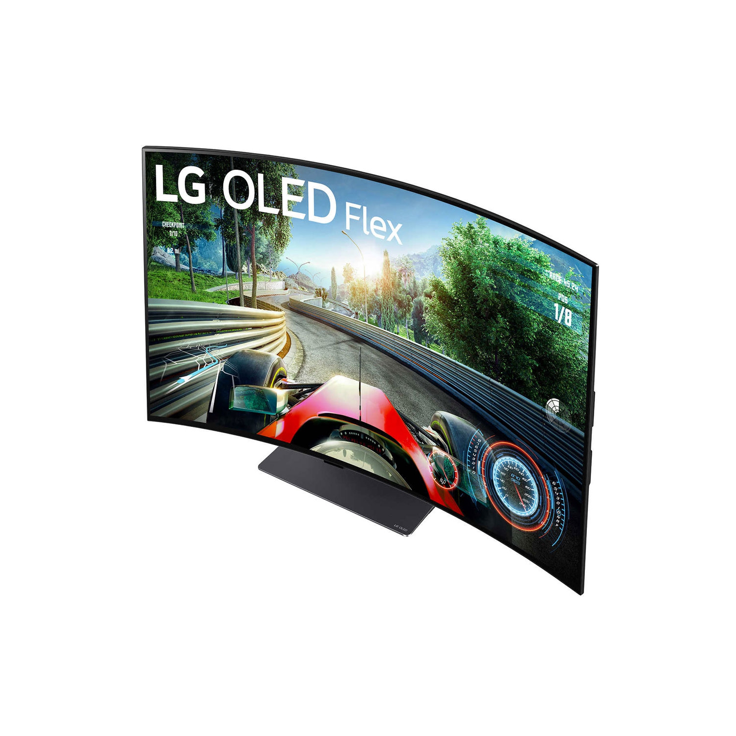 Boîte ouverte - téléviseur intelligent DELO Flex 42LX3QPUA 42 po de LG/HDR 4K/webOS incurvé DELO