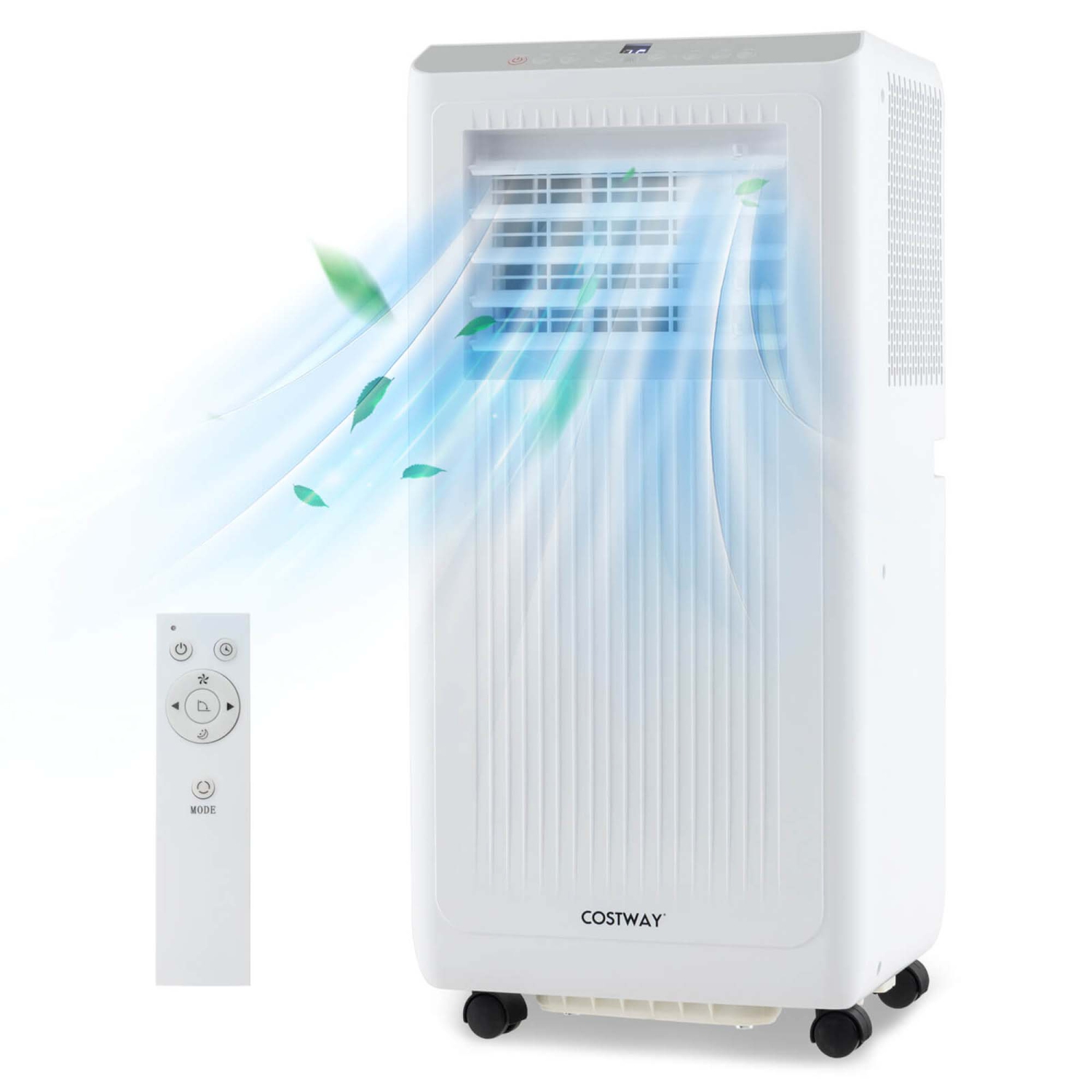 Climatiseur portatif 3-en-1 8000&nbsp;BTU de Costway avec déshumidificateur 5000&nbsp;BTU