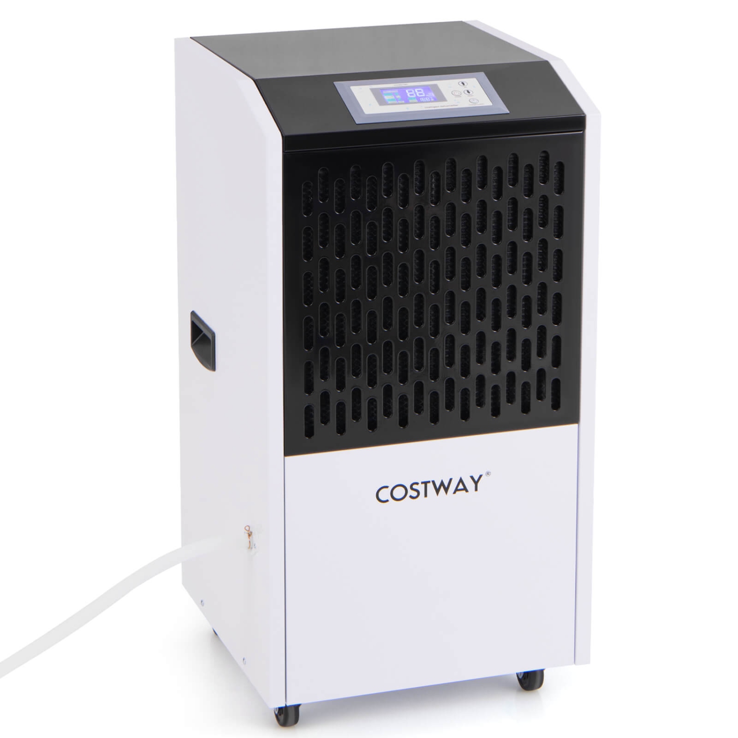 Costway 250 Pints Commercial Dehumidifier Industrial Heavy Duty Dehumidifierw/Drain Hose