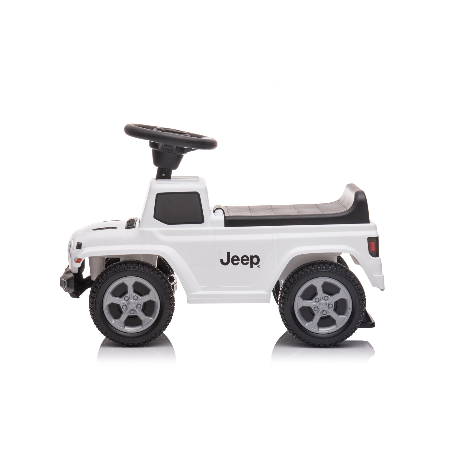Jeep Rubicon Toddler Ride-On: Foot to Floor, Engine Sounds, Storage, Safe for 1-3yrs.
