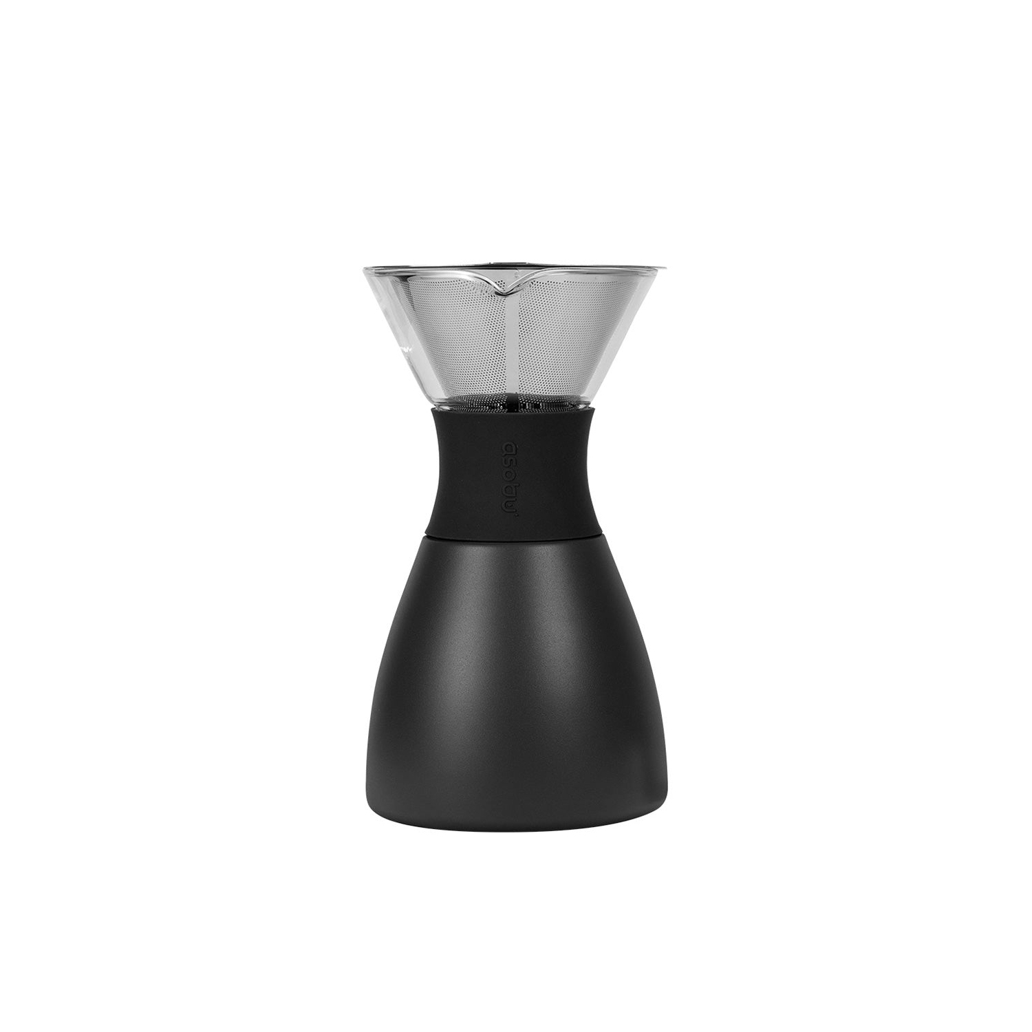 Asobu Insulated Pour Over Coffee Maker Double-Wall Vacuum, Stainless-Steel Filter and Take on the Go Carafe