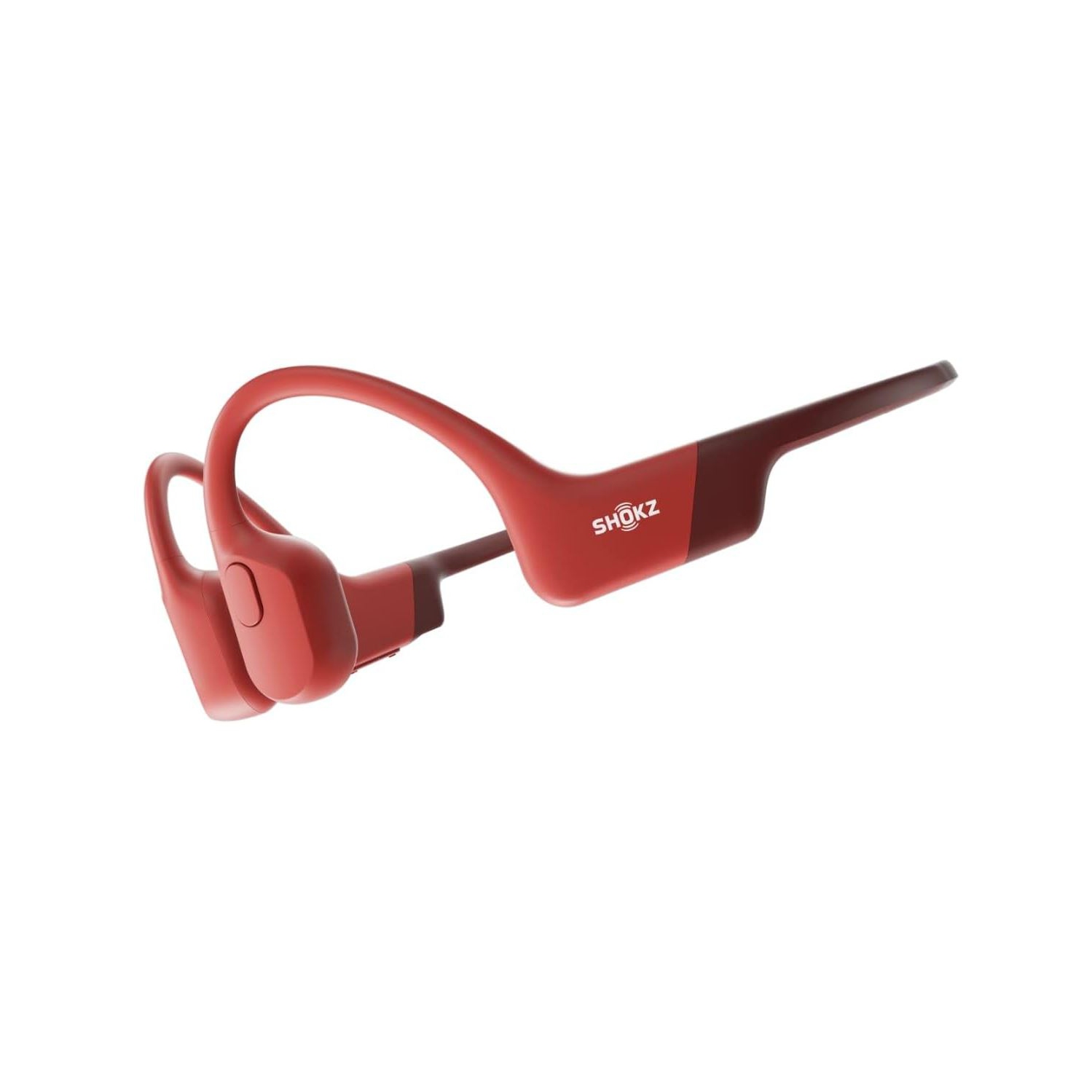 Open Box - Shokz OpenRun Bone Conduction Open-Ear Endurance Headphones - Red