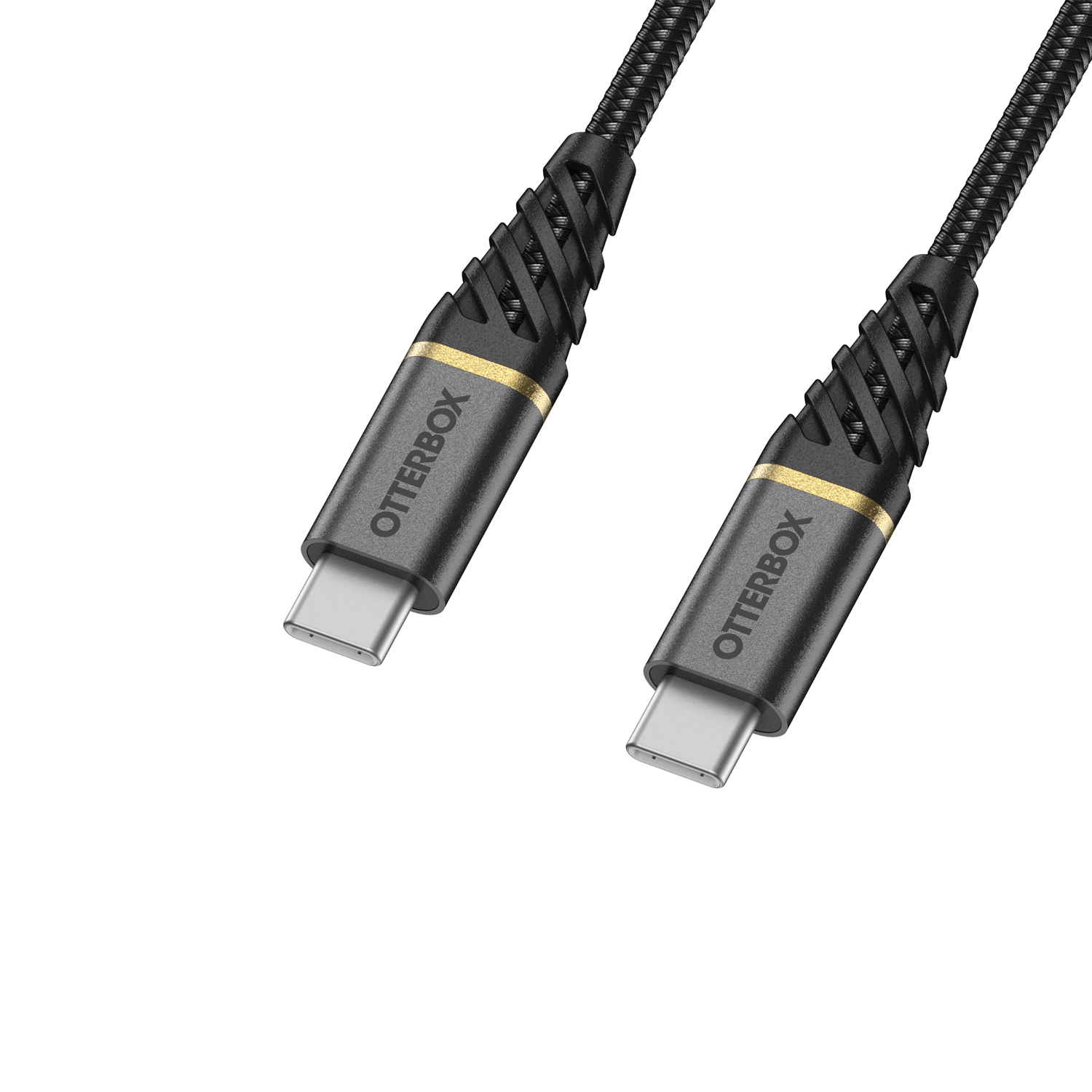 OtterBox – Câble USB-C à USB-C haut de gamme pour chargement/synchronisation 6&nbsp;pi | Noir