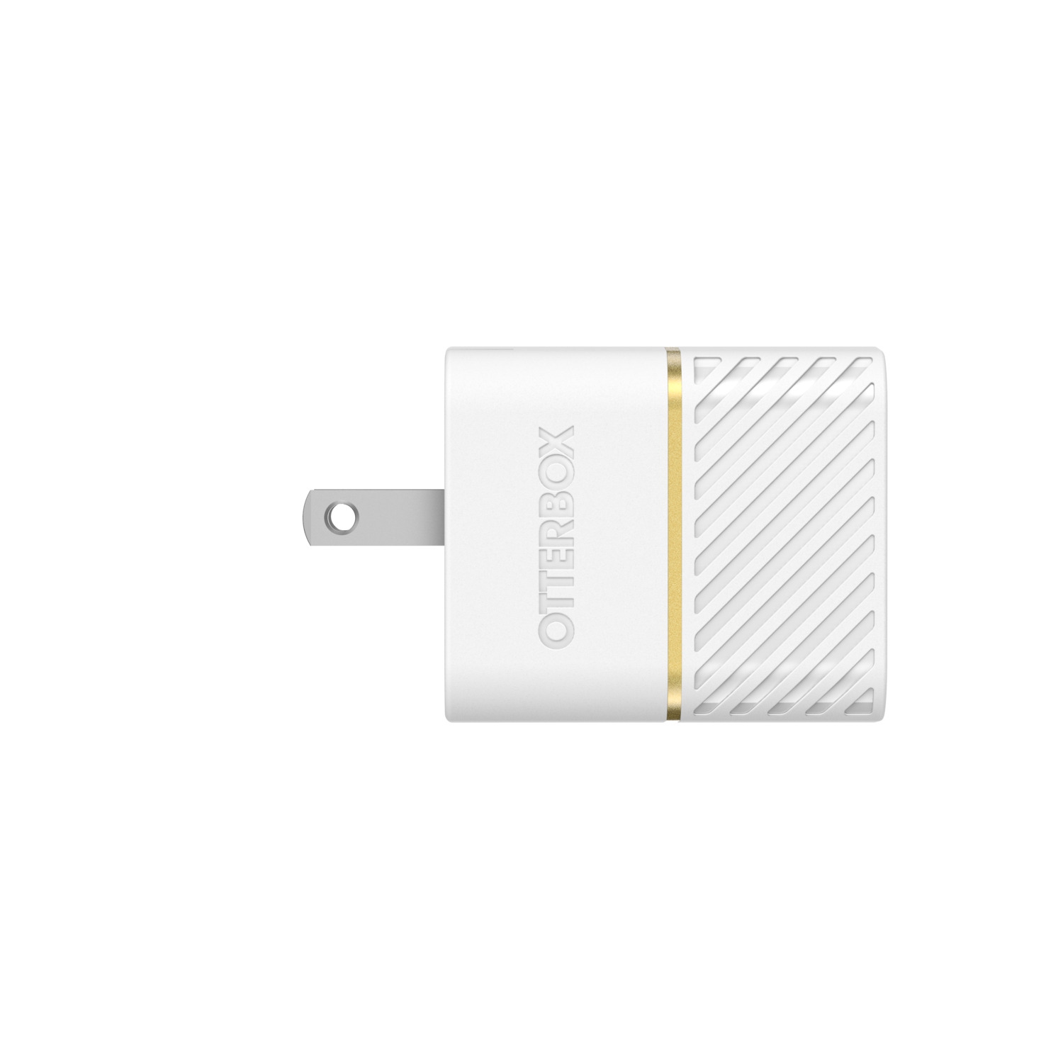Chargeur mural PD à chargement rapide haut de gamme d'OtterBox USB-C 30 W GaN | Blanc