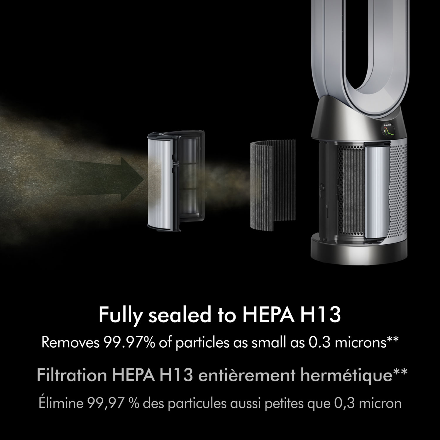 Dyson TP10 Cool Gen1 Air Purifier & Fan with HEPA Filter - White