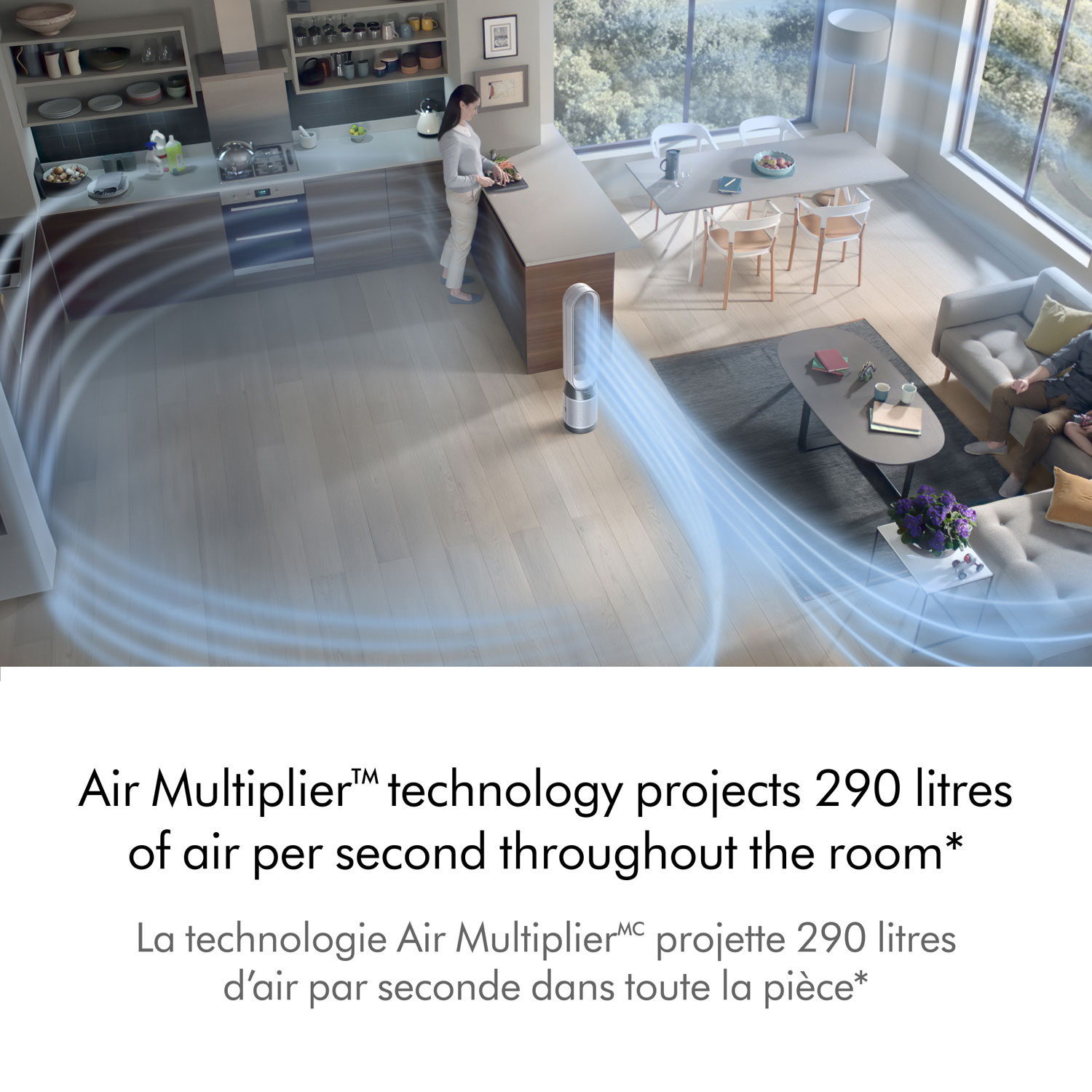 Dyson TP10 Cool Gen1 Air Purifier & Fan with HEPA Filter - White