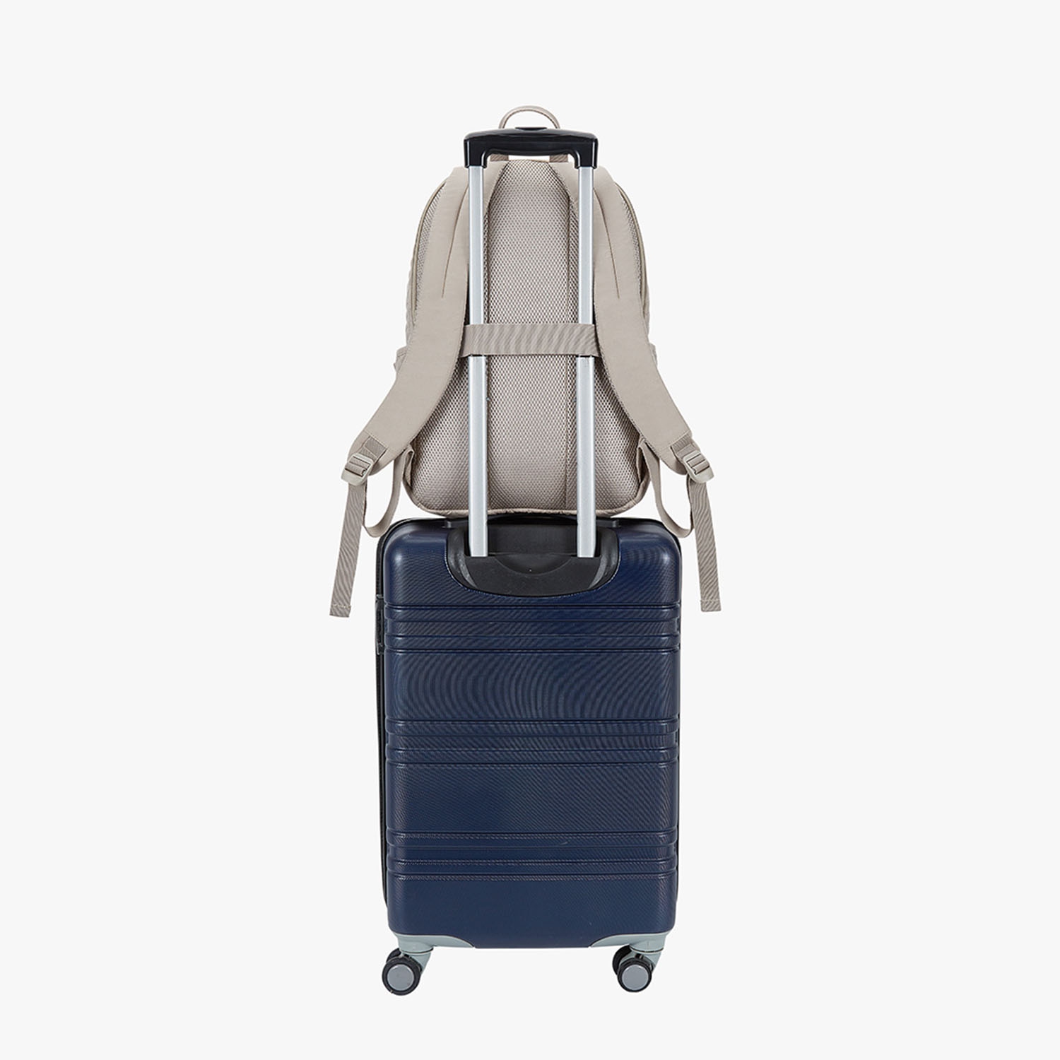 Bagsmart The Wanderland Bonchemin 15.6 Inch Campus Backpack Solid Grey