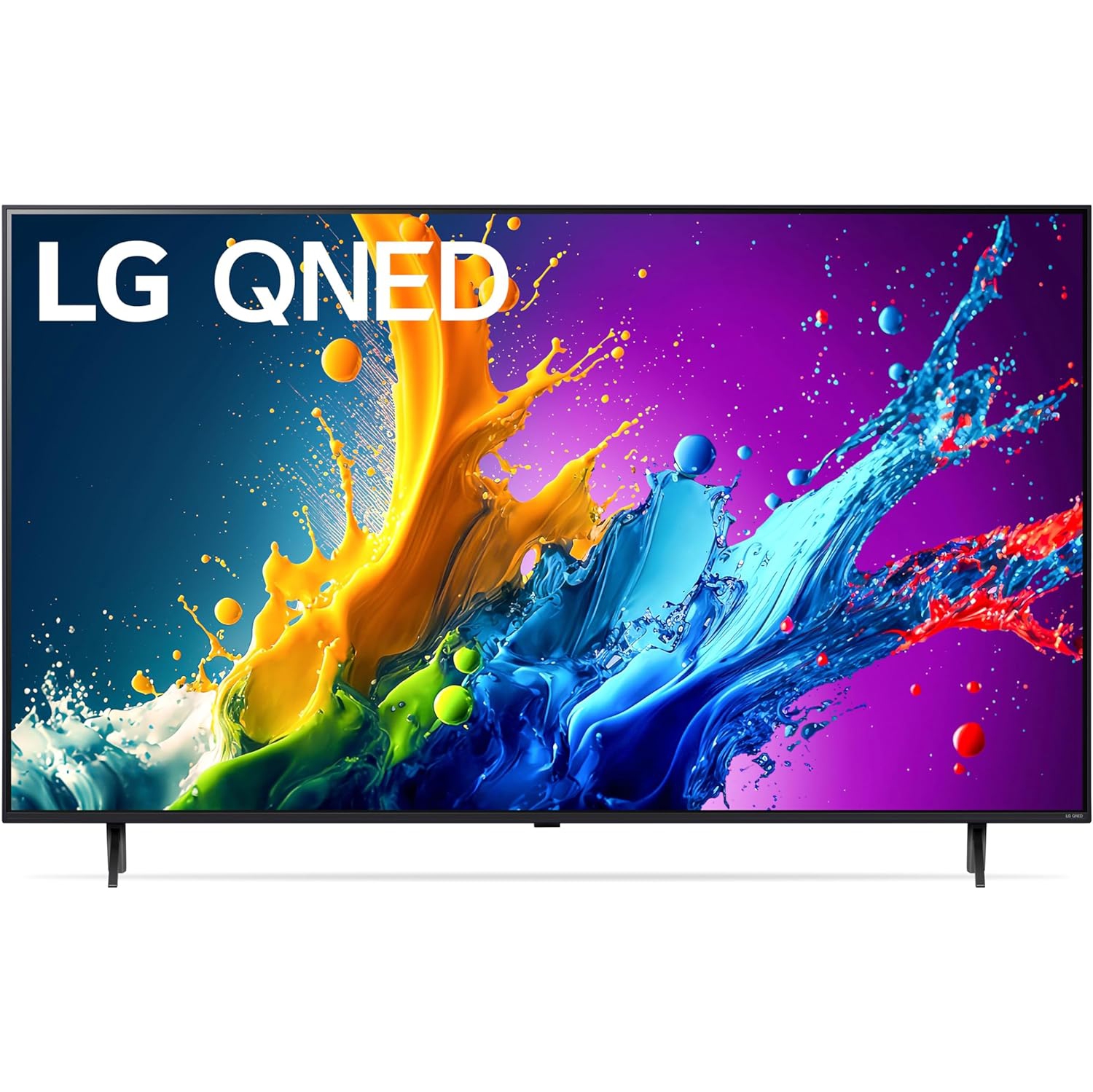 LG 65-Inch QNED80 (QLED + NanoCell) Quantum Dot NanoCell 4K Smart TV - α5 AI Processor 4K, Local Dimming, Alexa Built-in (65QNED80TUC)- Open Box (10/10 Condition)